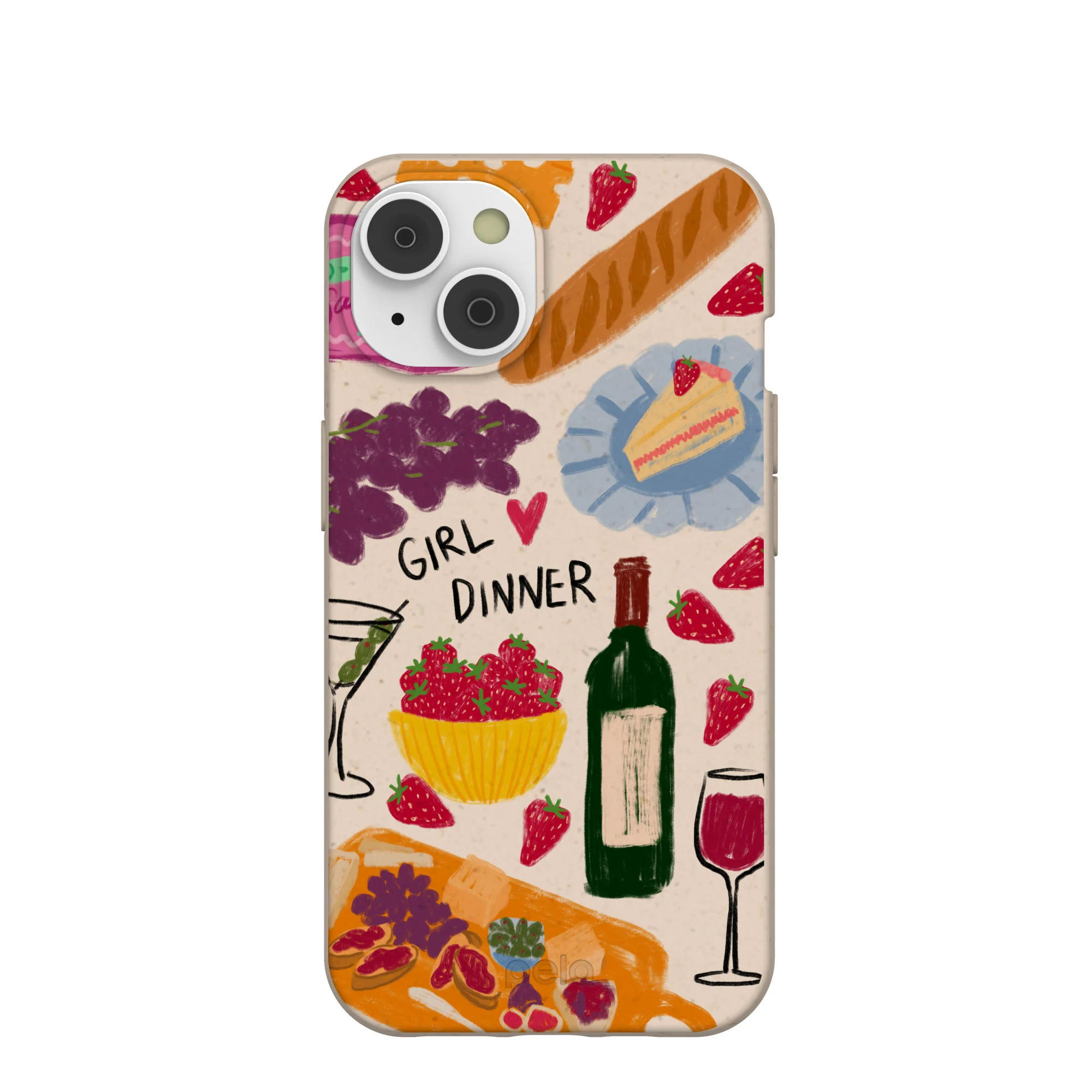 Seashell Girl Dinner iPhone 14 Case