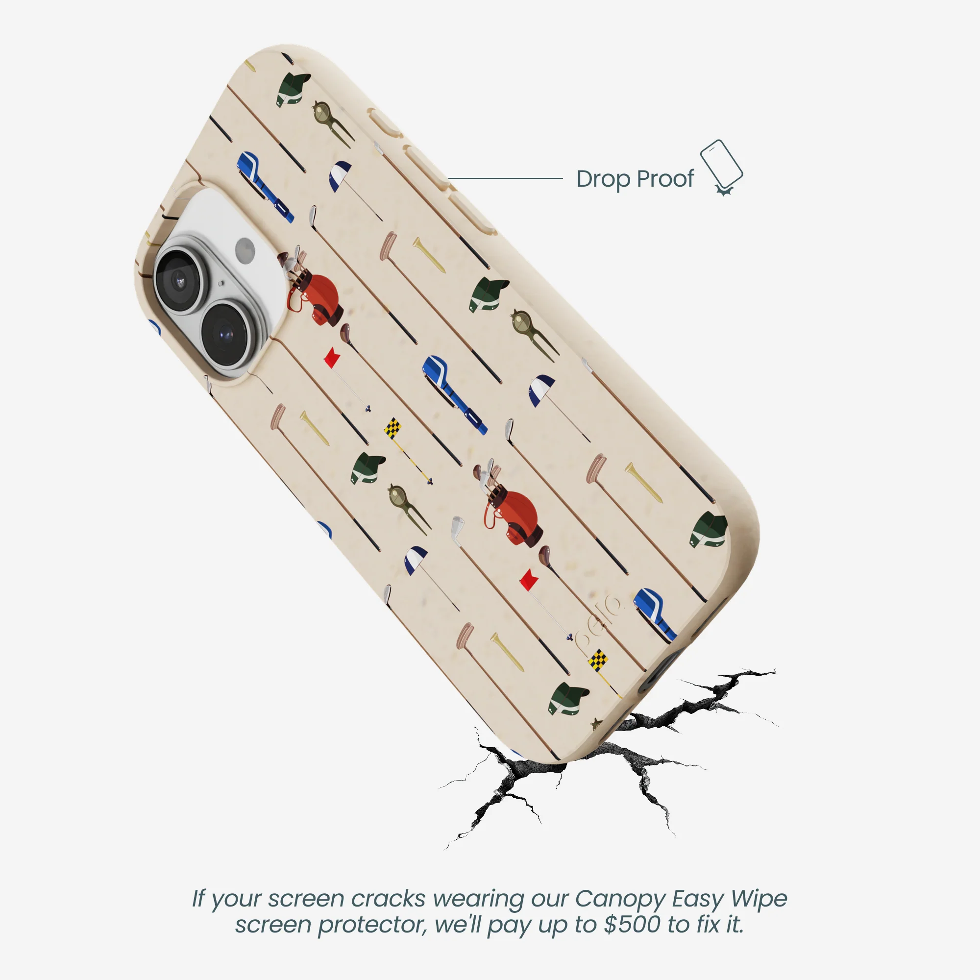 Seashell Golf Time iPhone 17 Case - Image 4