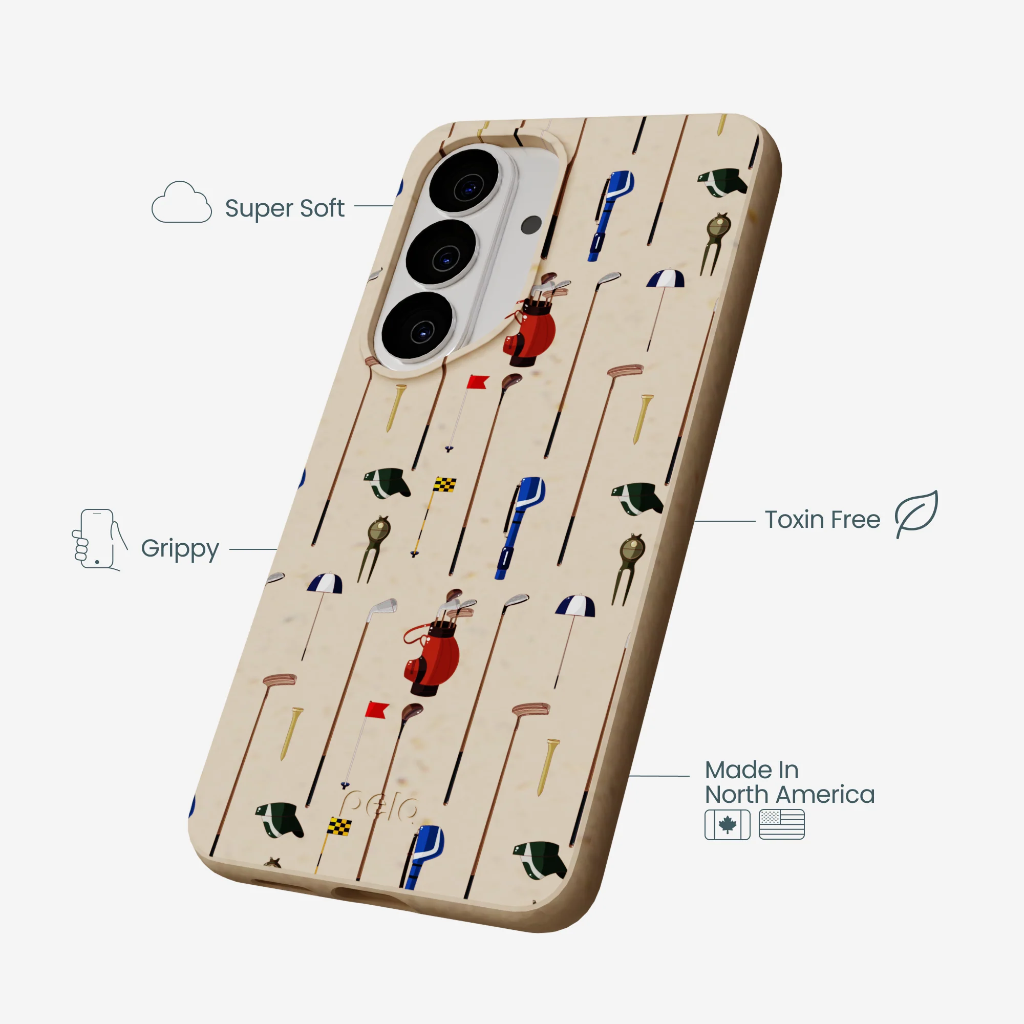 Seashell Golf Time Samsung Galaxy S26 Case - Image 3