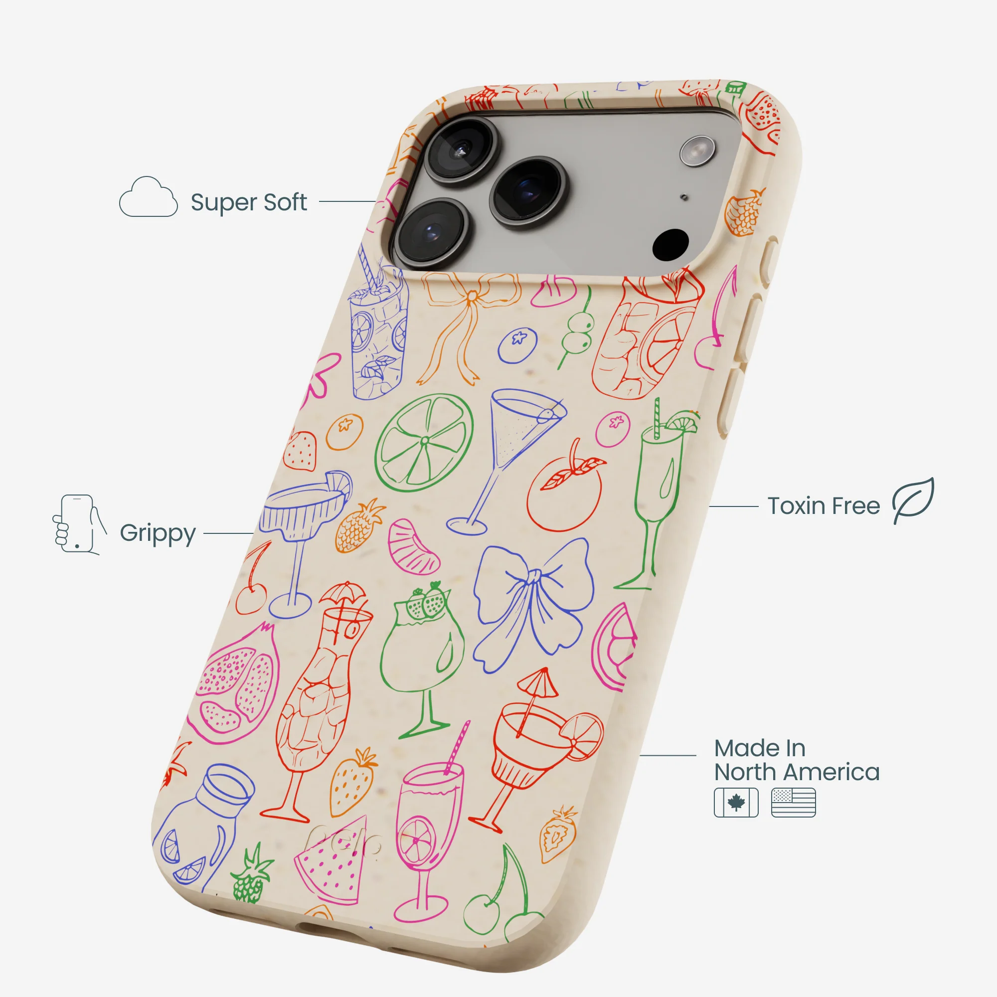 Seashell Happy Hour iPhone 17 Pro Max Case - Image 4