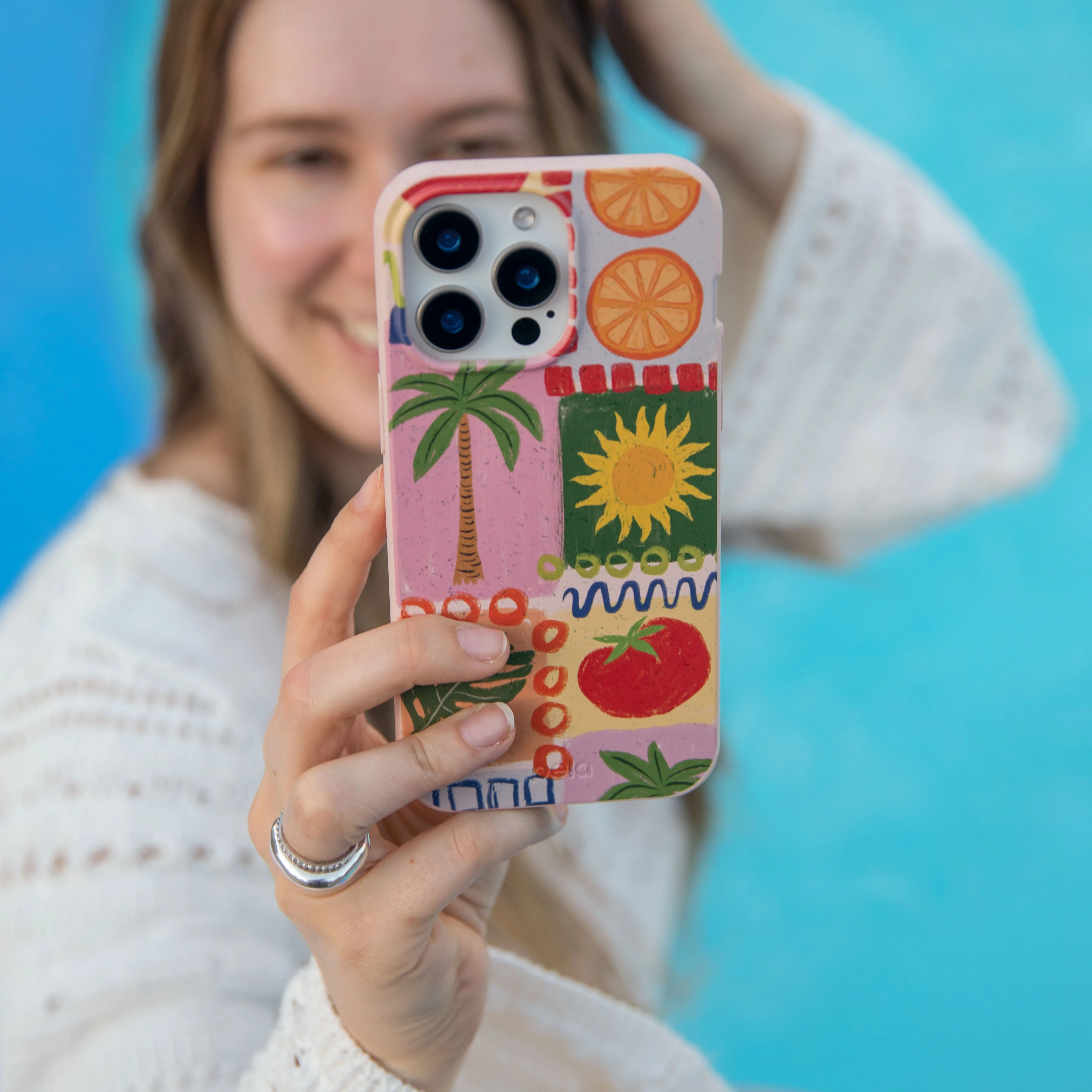Seashell Hello Sunshine Google Pixel 9a Case - Image 6
