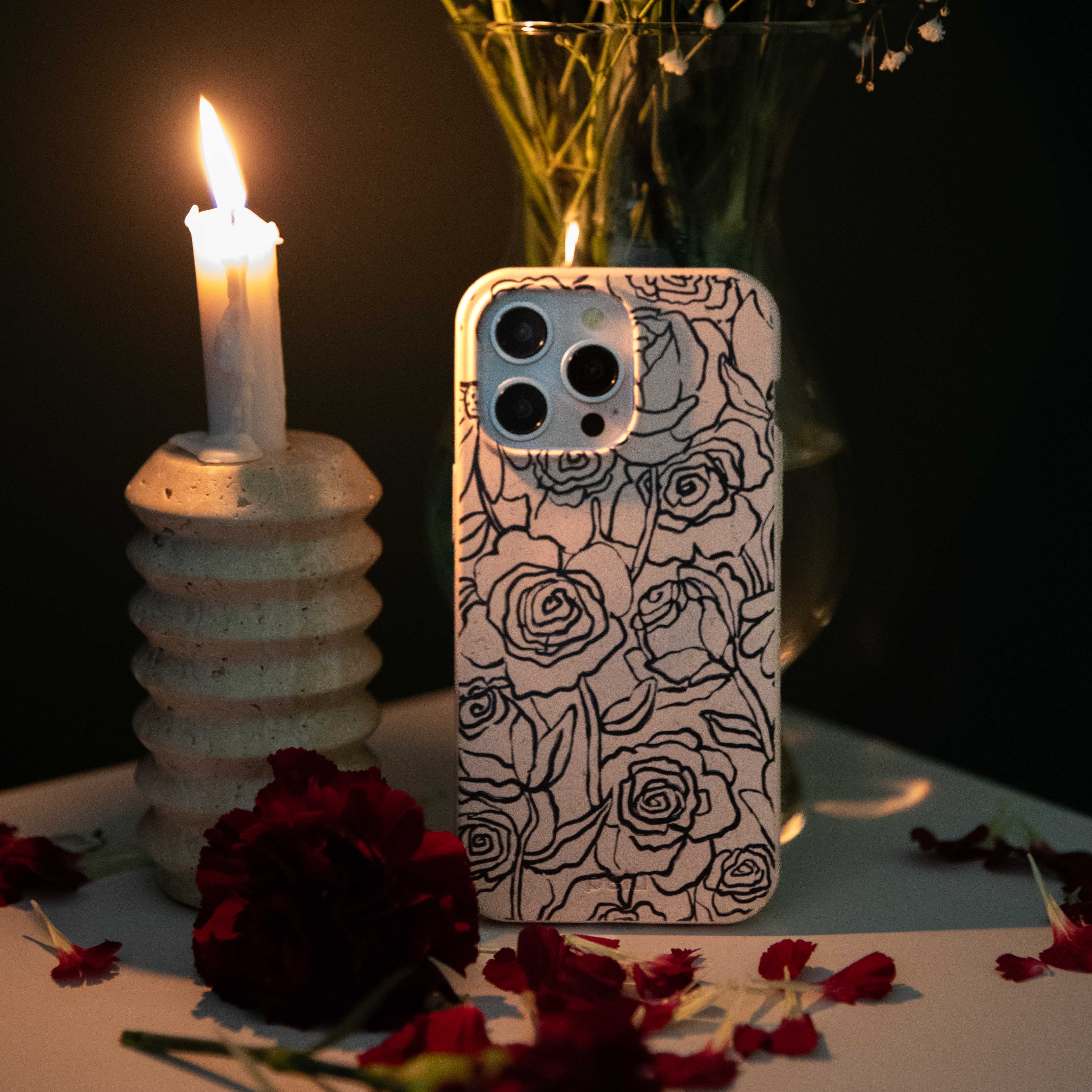 Seashell Inked Blooms Google Pixel 7a Case - Image 2