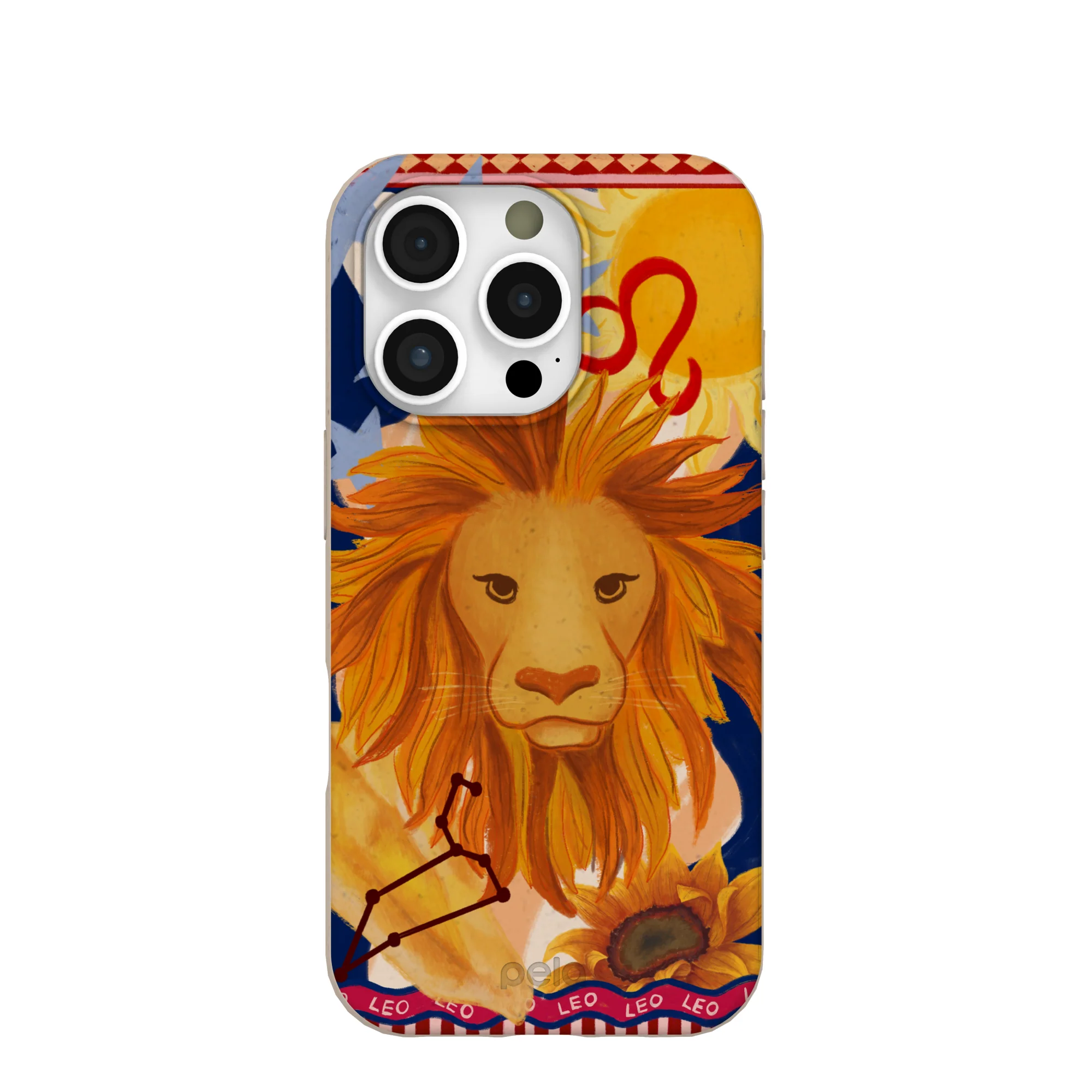 Seashell Leo Lion iPhone 16 Pro Case