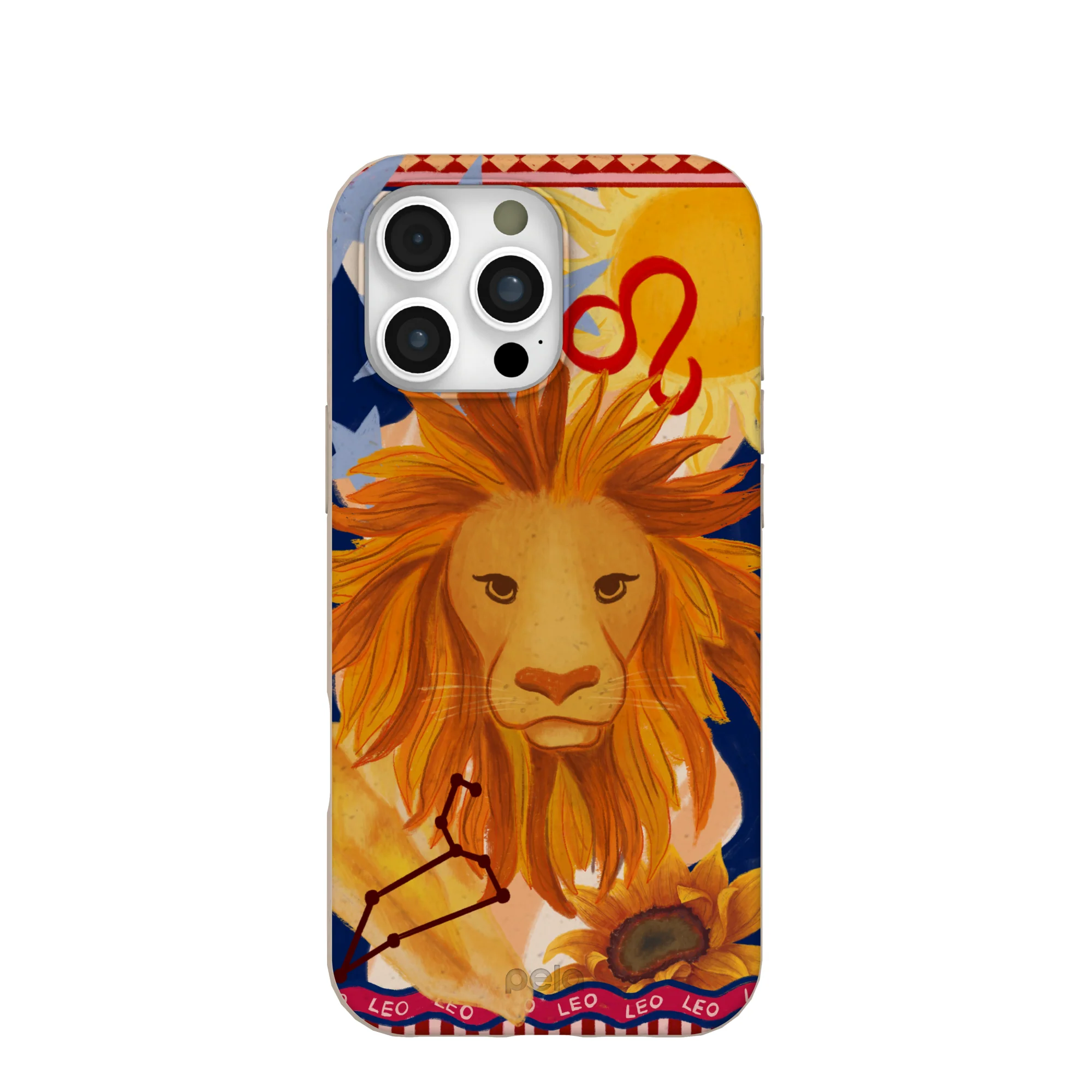 Seashell Leo Lion iPhone 16 Pro Max Case