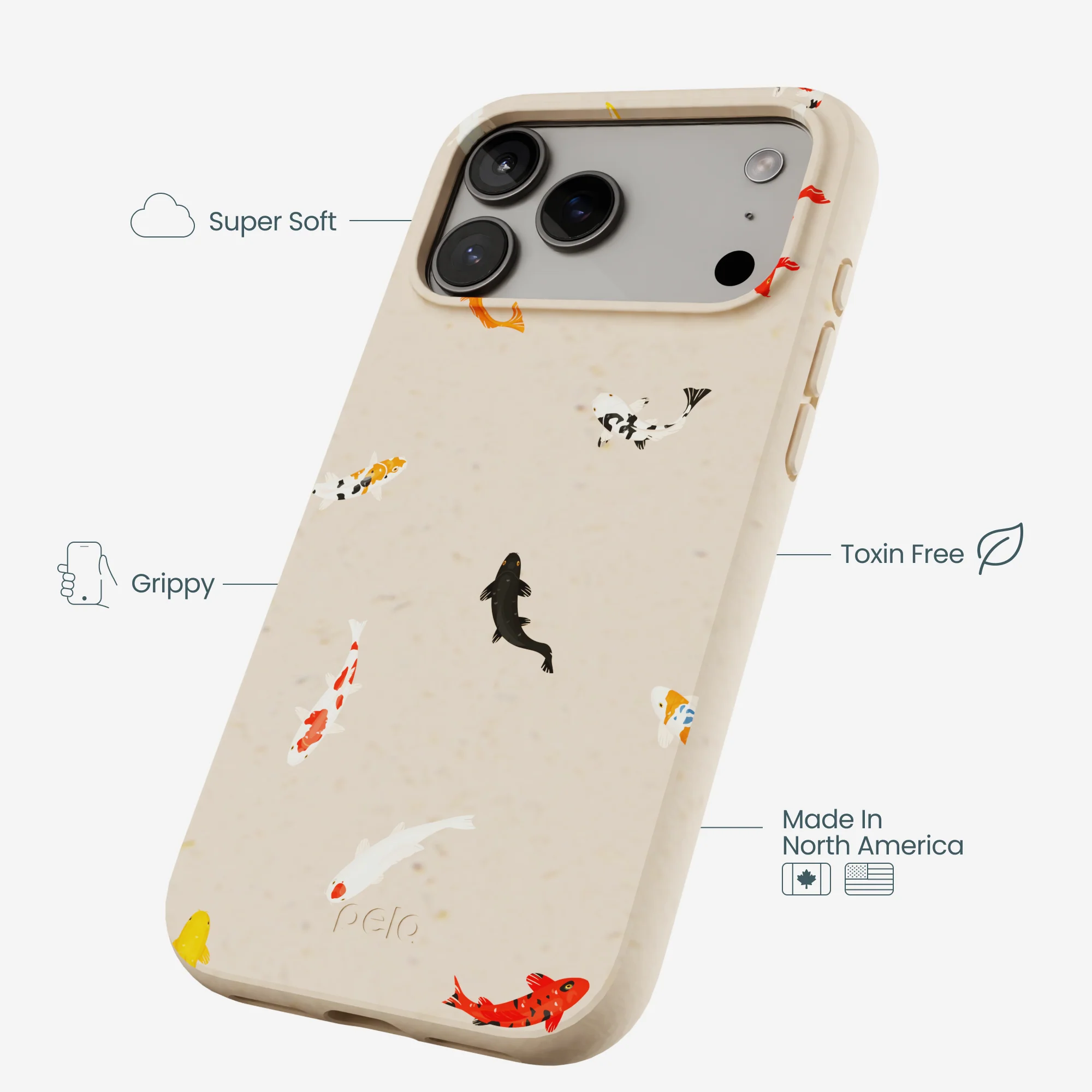 Seashell Lil Koi iPhone 17 Pro Max Case - Image 3