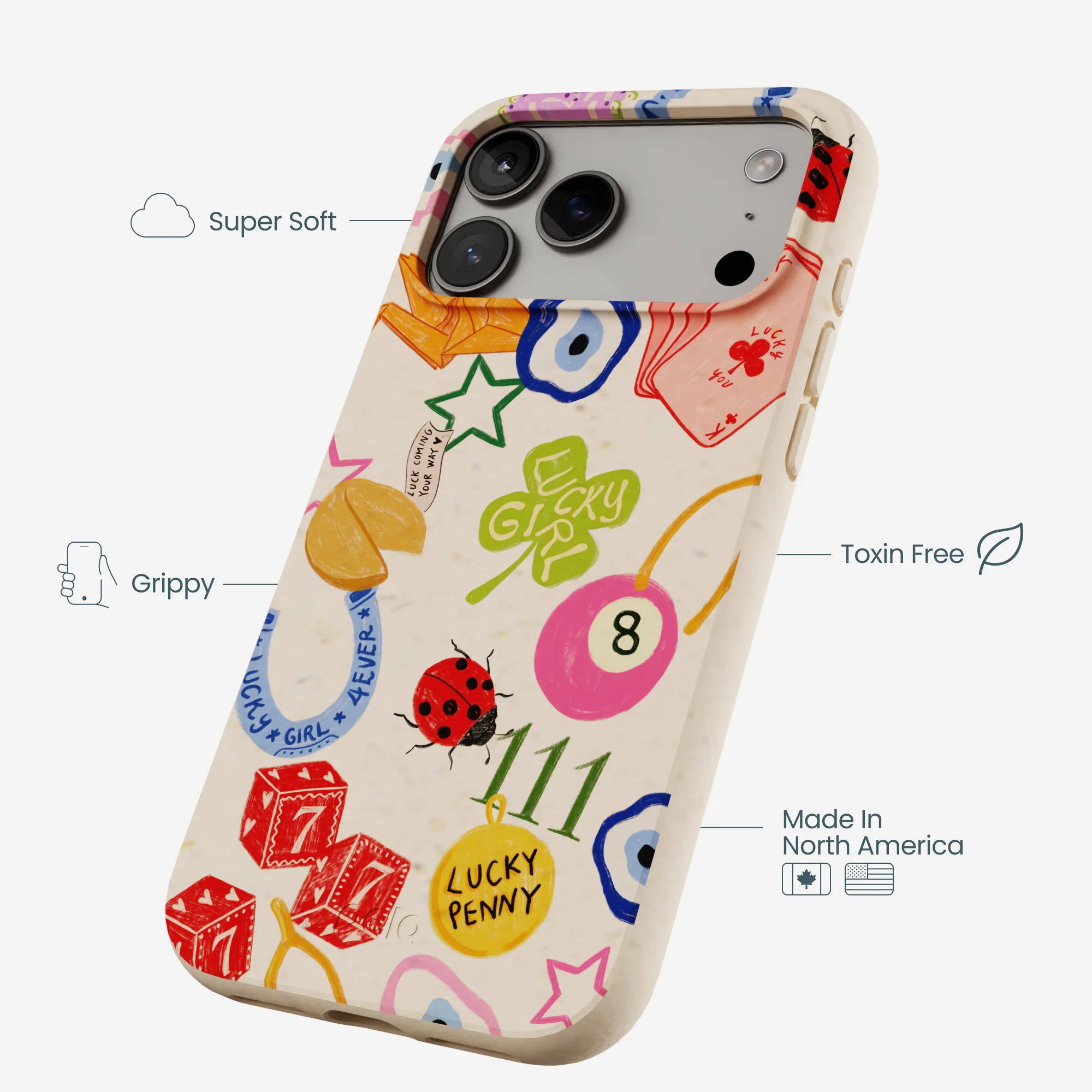 Seashell Lucky Me iPhone 17 Pro Max Case - Image 4