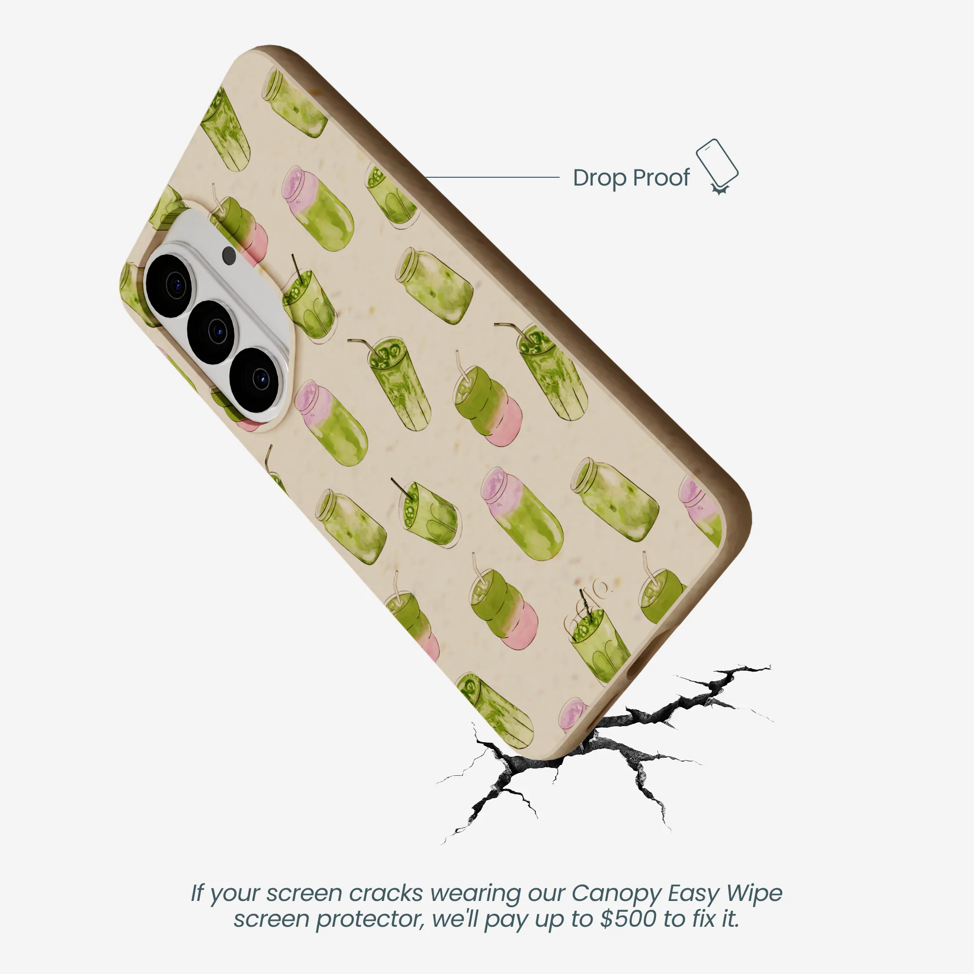 Seashell Matcha Love Samsung Galaxy S26 Case - Image 5