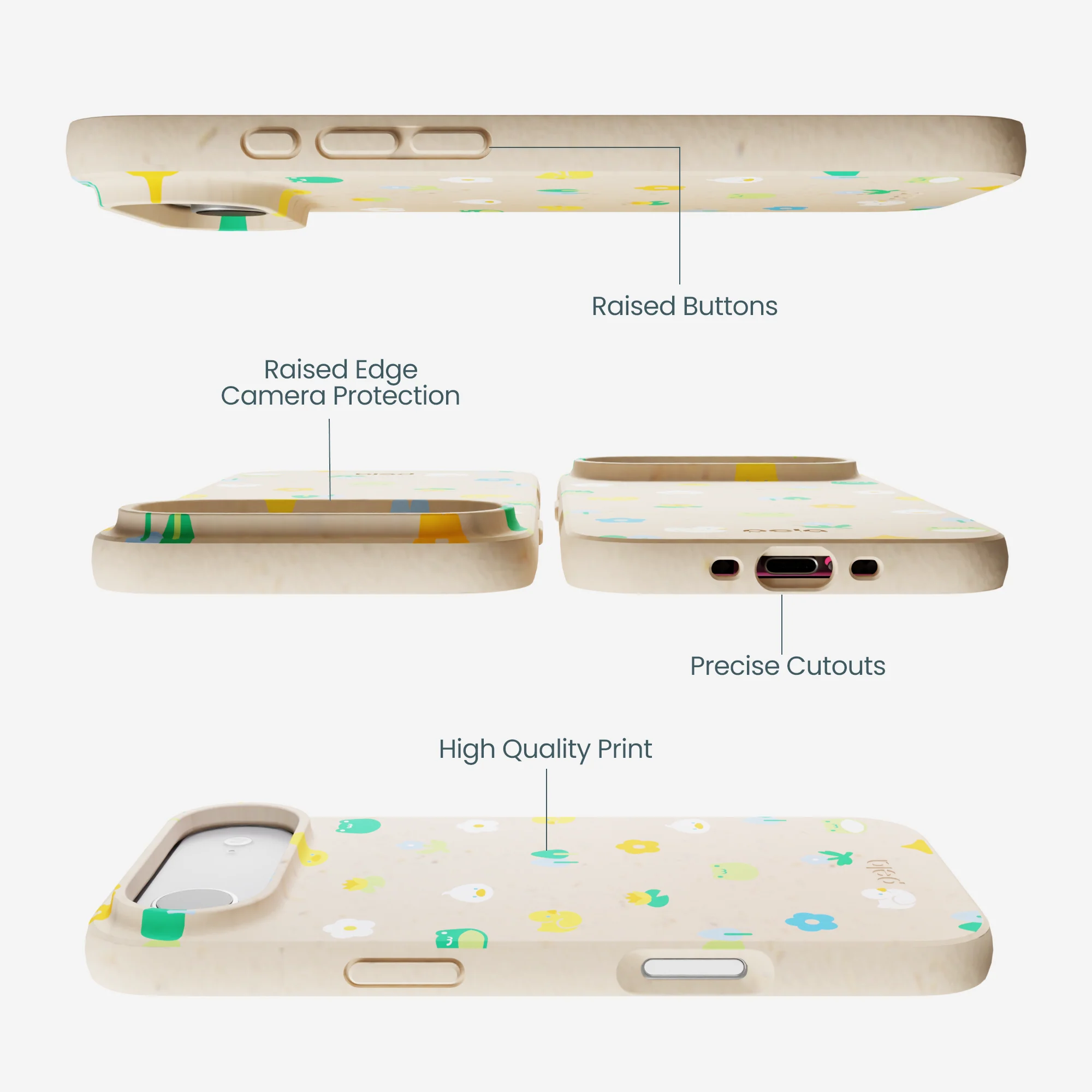 Seashell Merry Medley iPhone Air Case - Image 3
