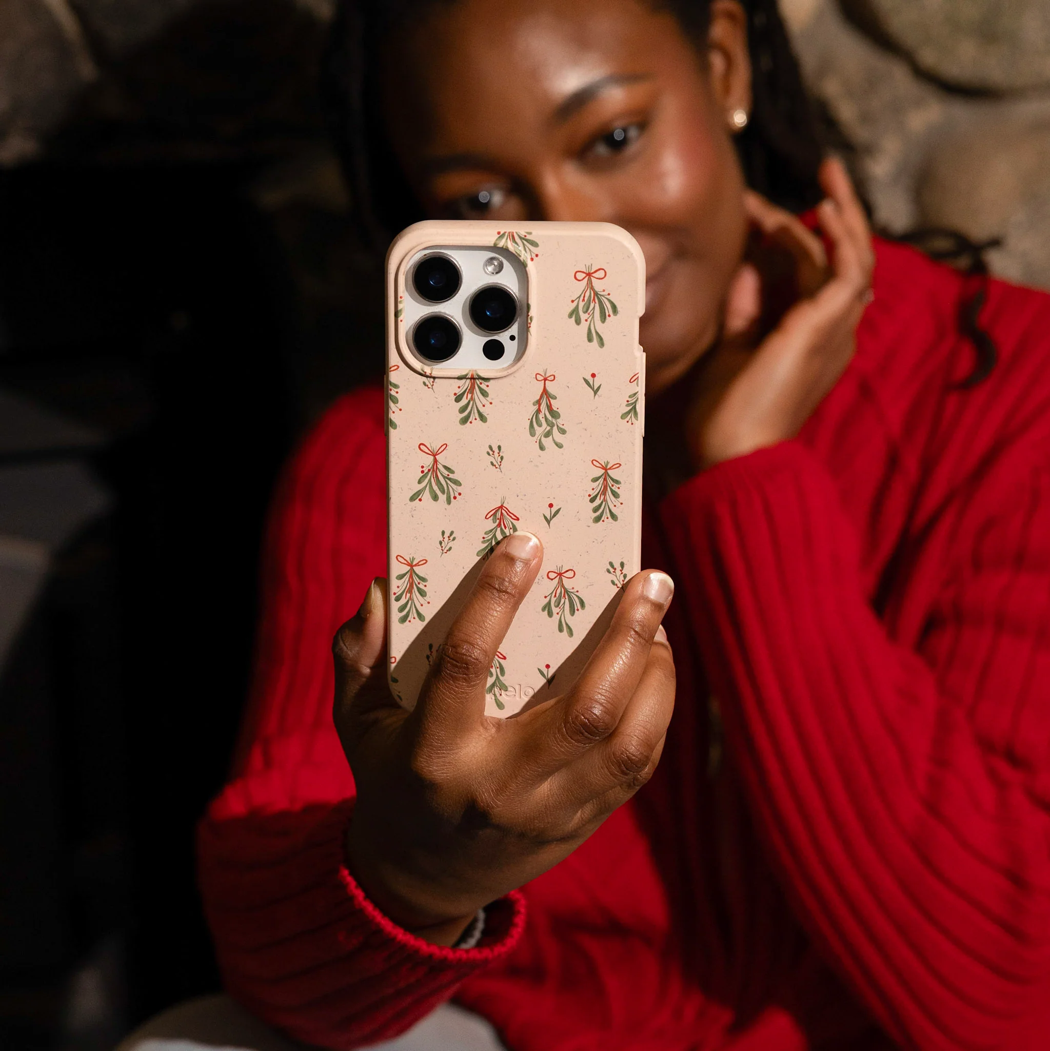 Seashell Merry Mistletoe Google Pixel 9a Case - Image 2