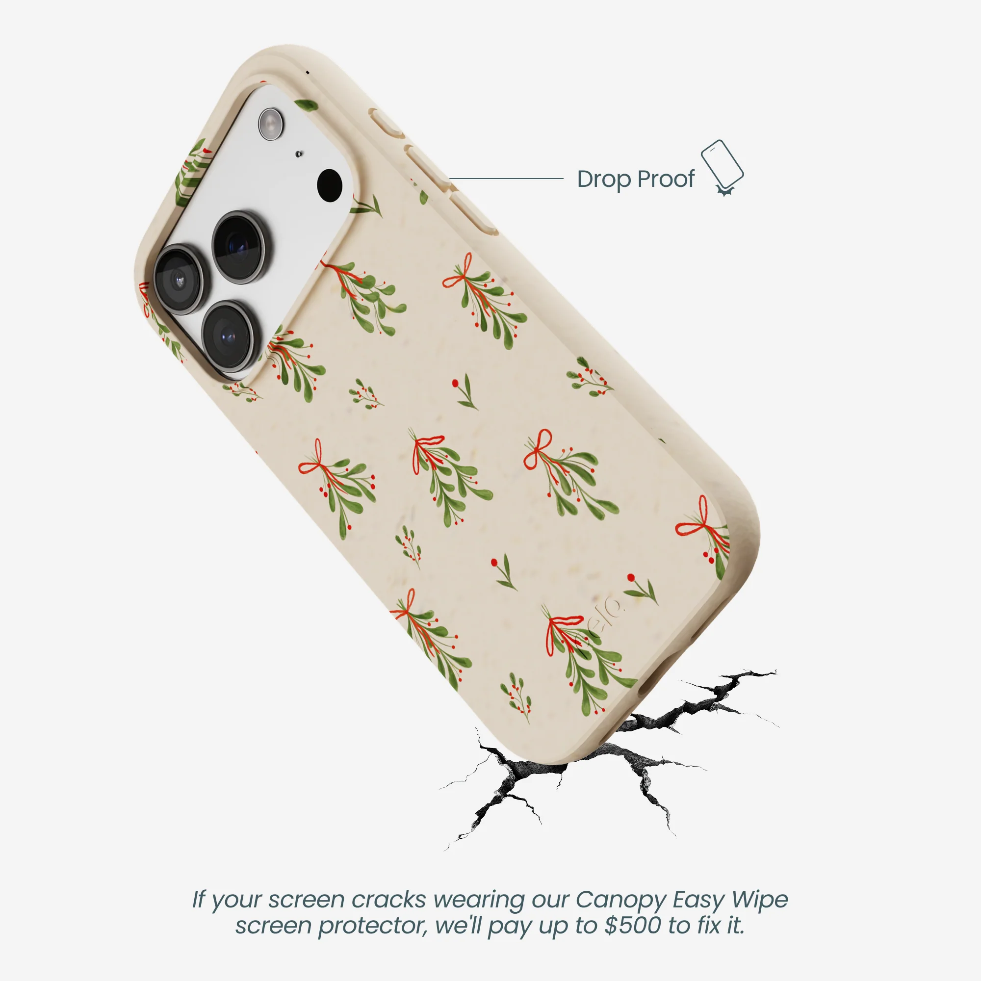 Seashell Merry Mistletoe iPhone 17 Pro Case - Image 5