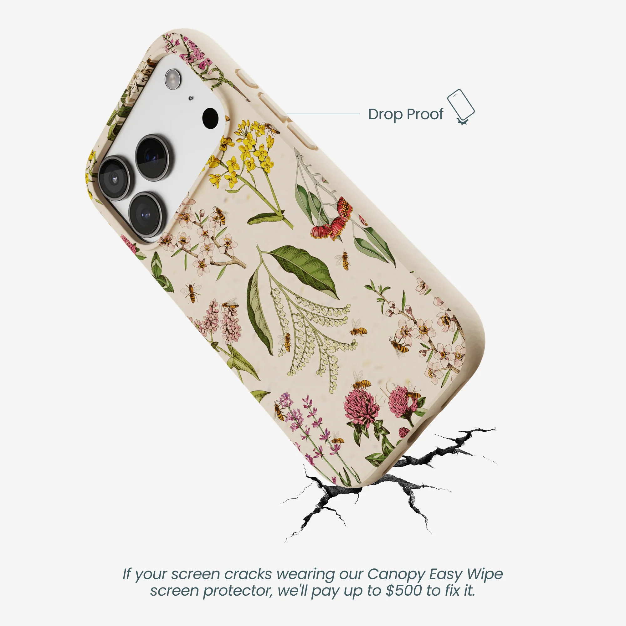 Seashell Nectar and Pollen iPhone 17 Pro Case - Image 5