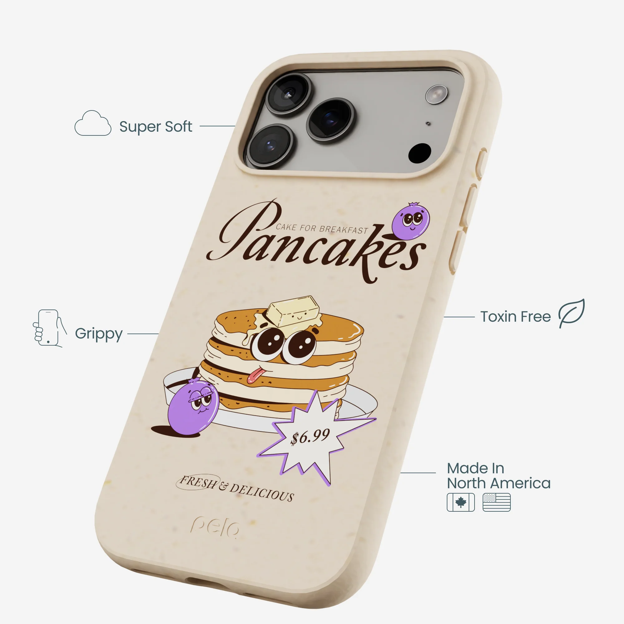 Seashell Pancake Time iPhone 17 Pro Max Case - Image 3