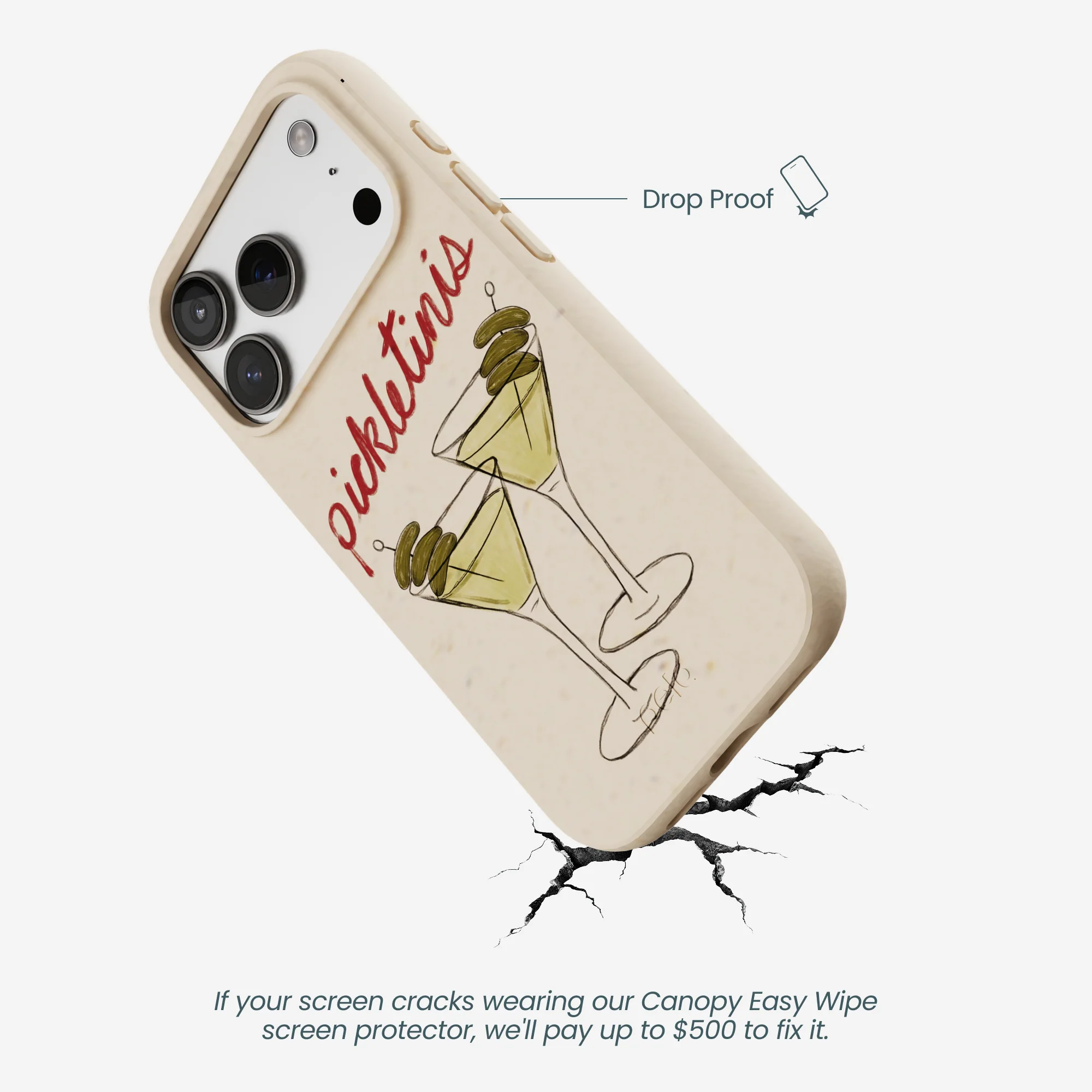 Seashell Pickletinis iPhone 17 Pro Case - Image 5