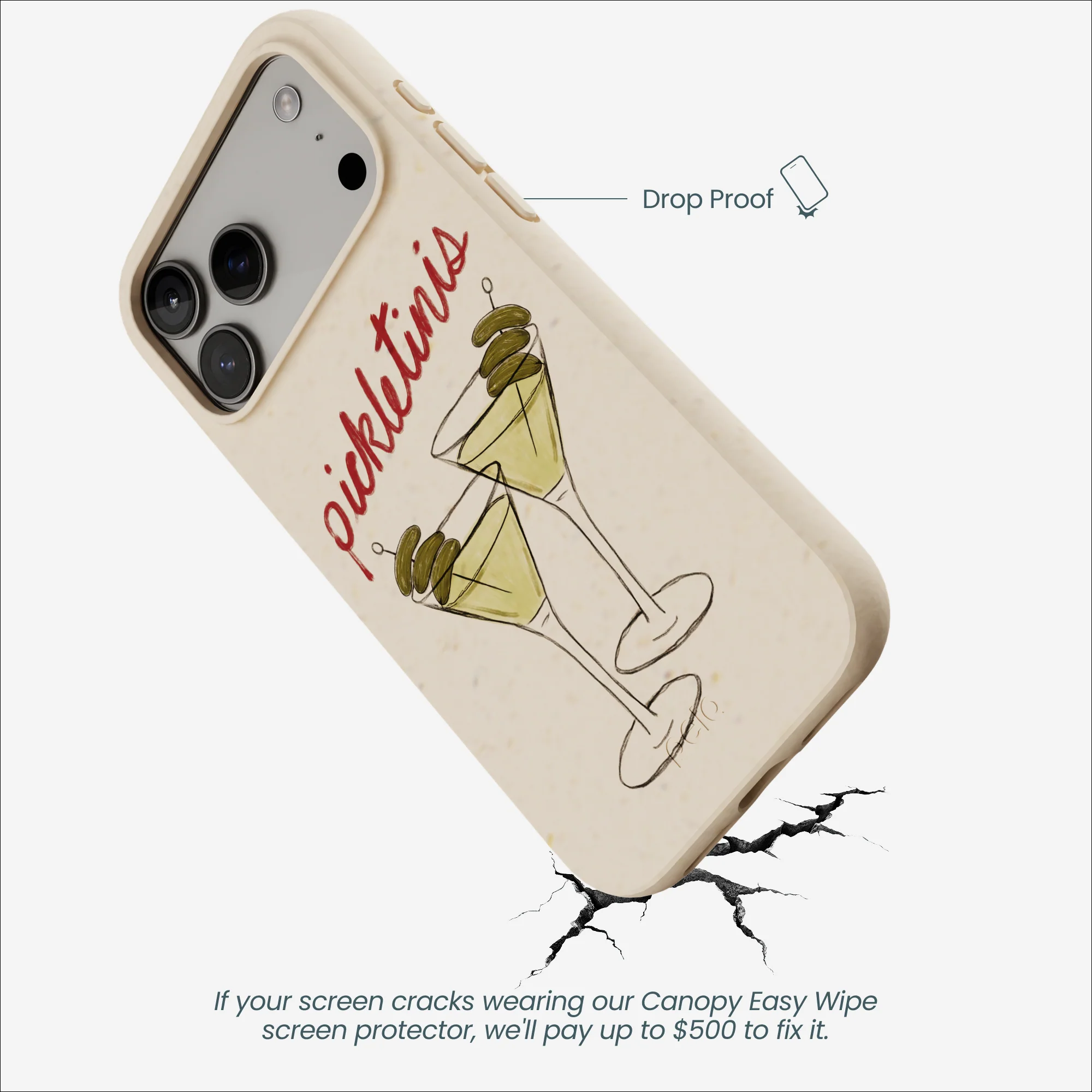 Seashell Pickletinis iPhone 17 Pro Max Case - Image 5