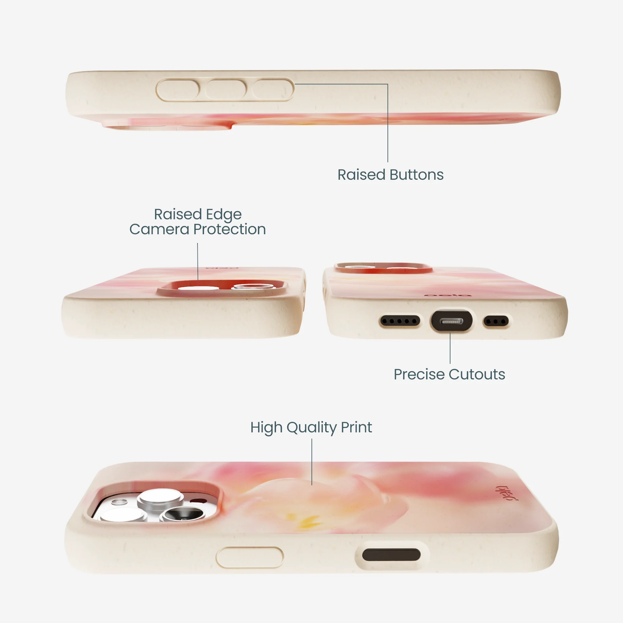 Seashell Radiate iPhone 16 Pro Max Case - Image 3