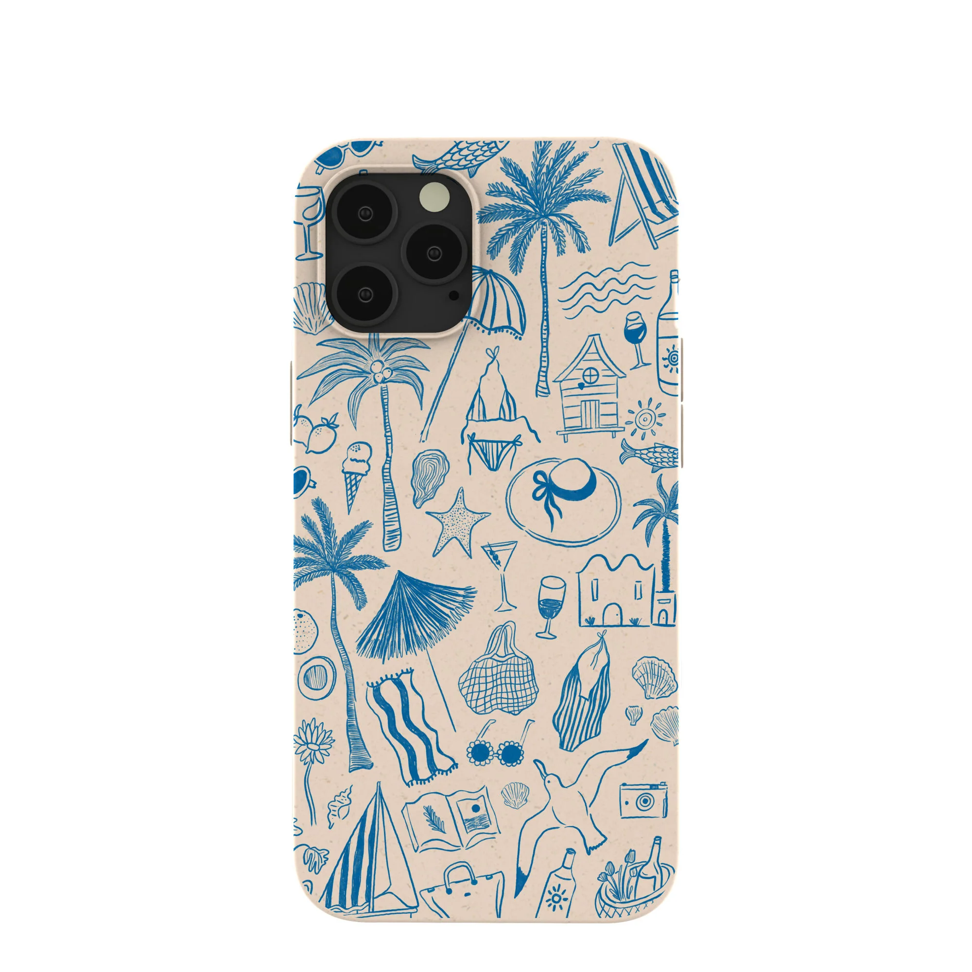 Seashell Salted Ink iPhone 12 Pro Max Case
