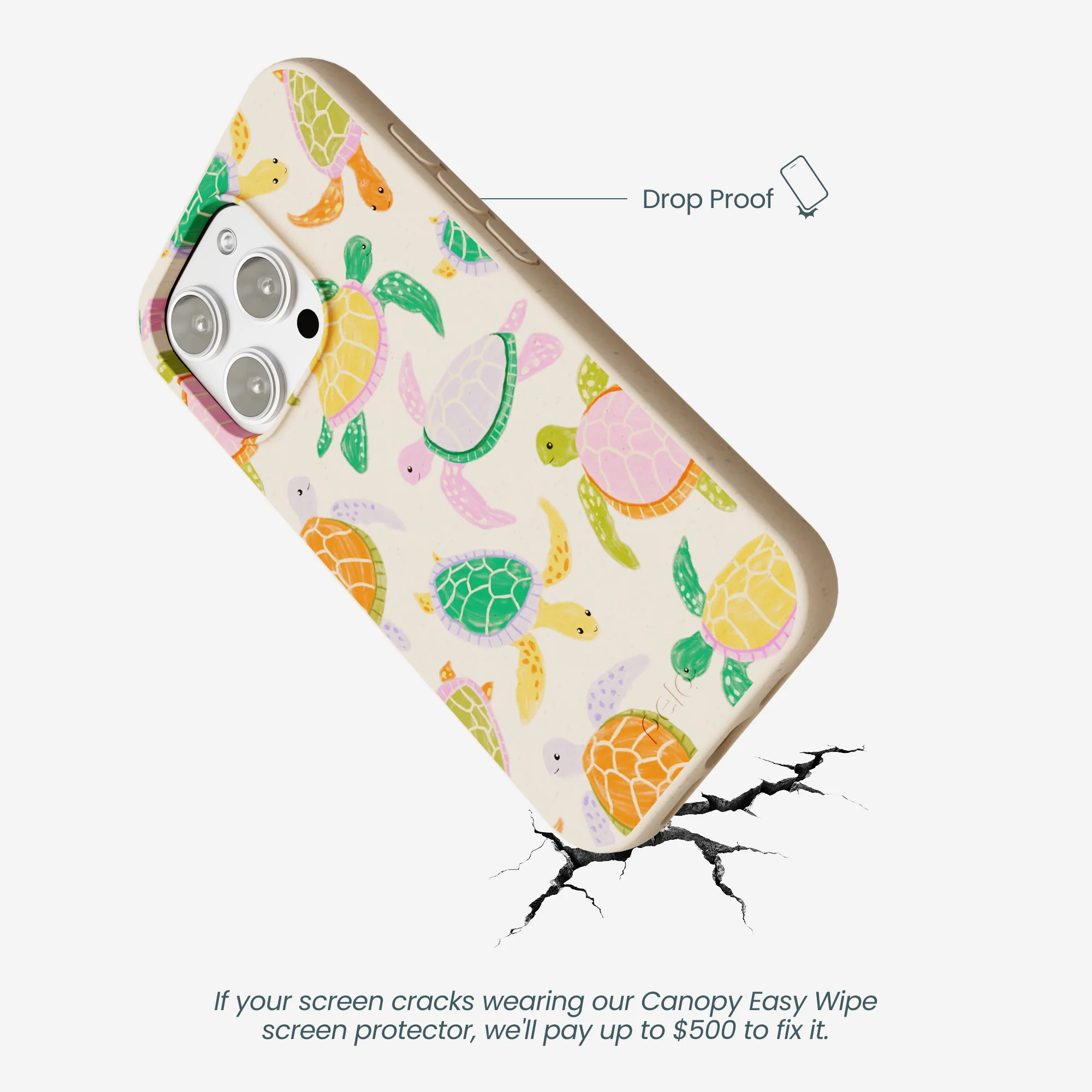Seashell Sea Turtle Party iPhone 16 Pro Max Case - Image 5