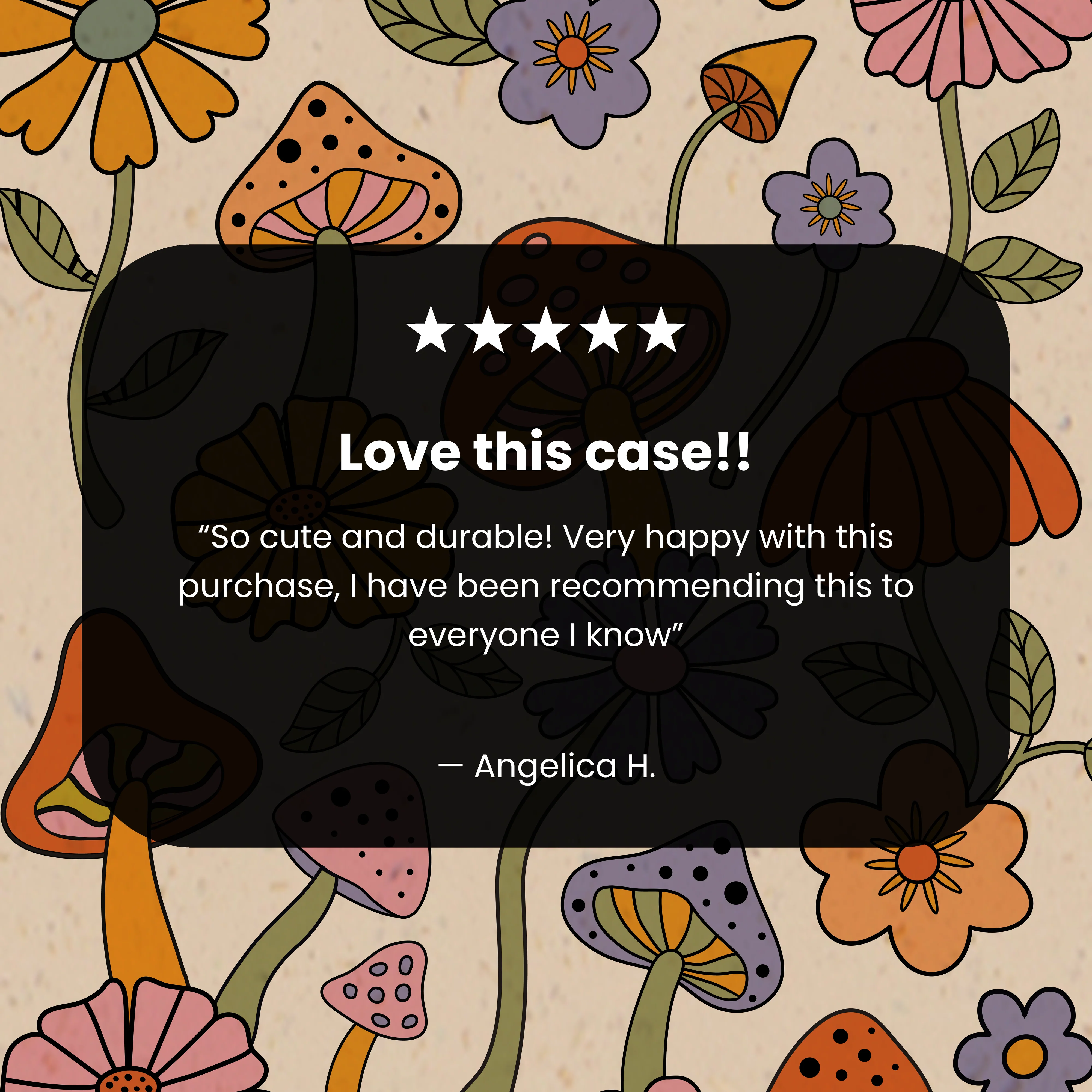 Seashell Shrooms and Blooms Google Pixel 9a Case - Image 4