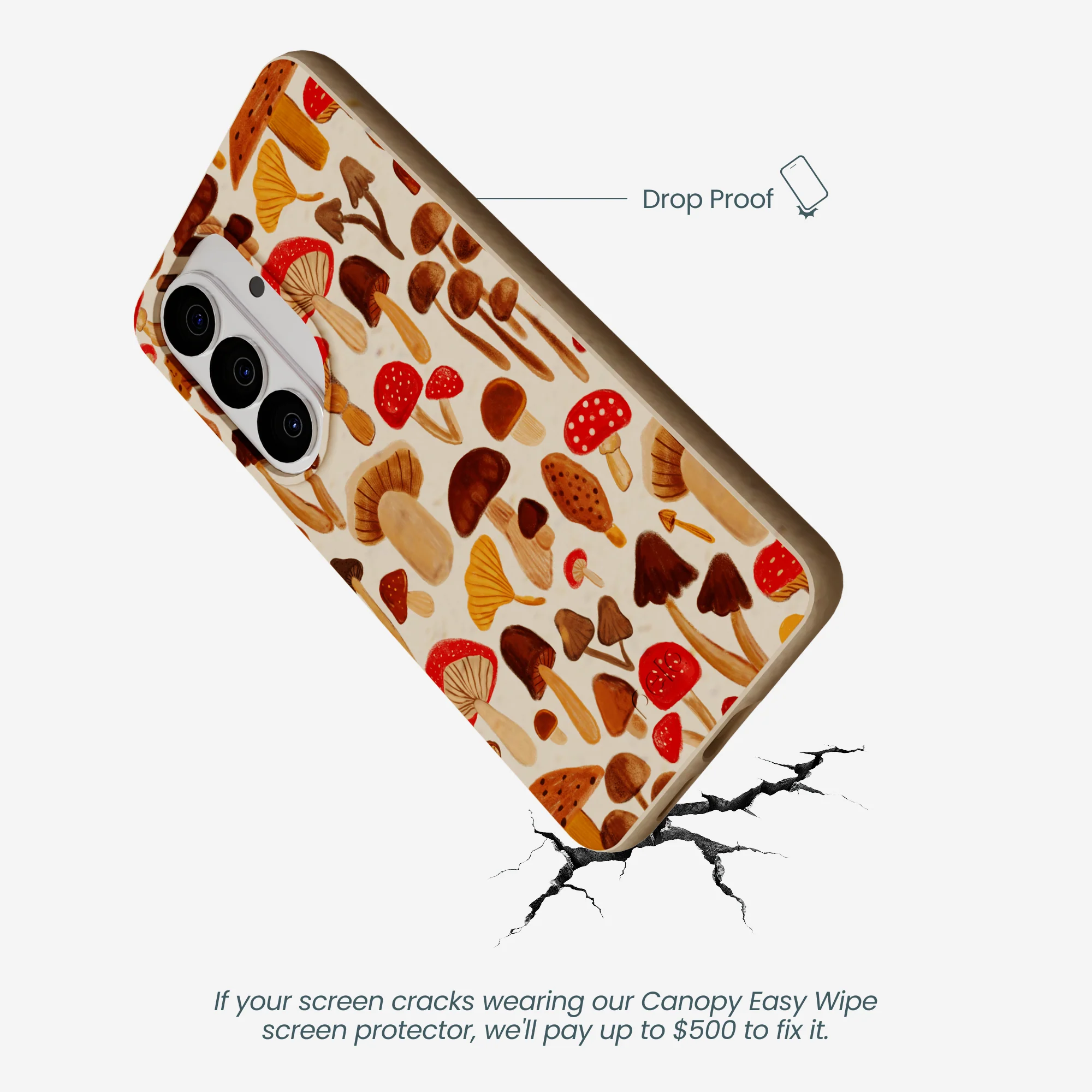 Seashell Shroomy Days Samsung Galaxy S26 Case - Image 5