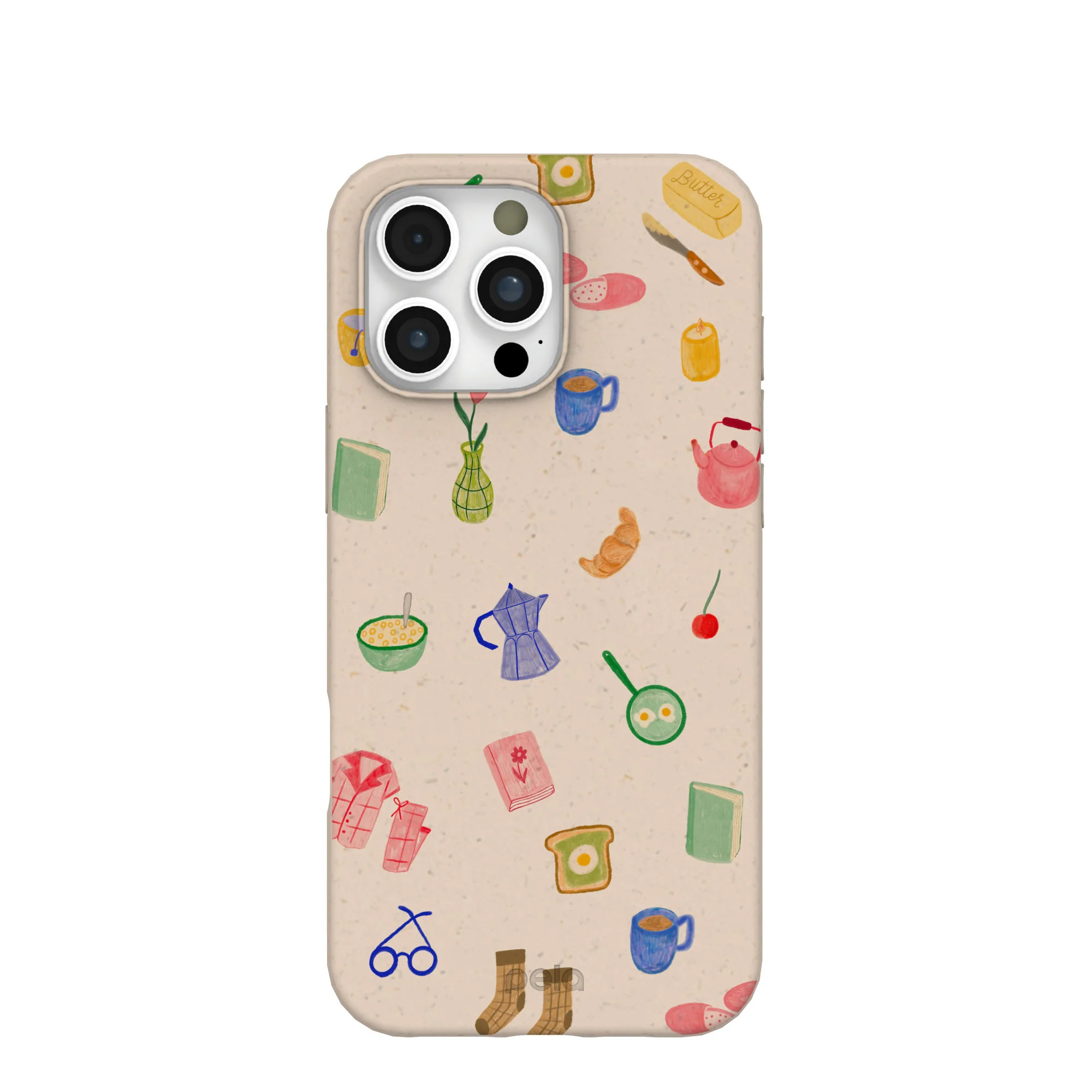 Seashell Slow Mornings iPhone 16 Pro Max Case