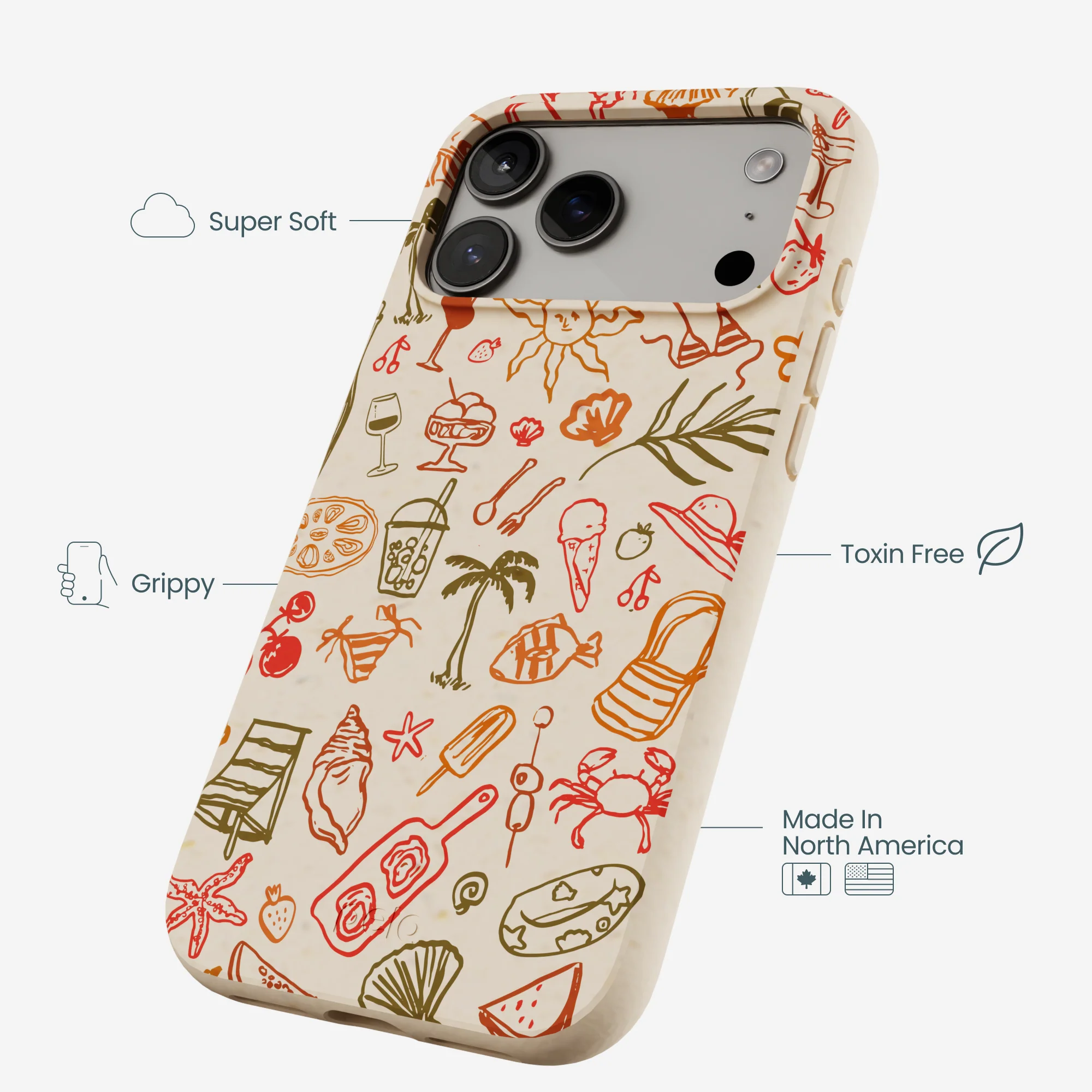 Seashell Sunkissed iPhone 17 Pro Max Case - Image 4