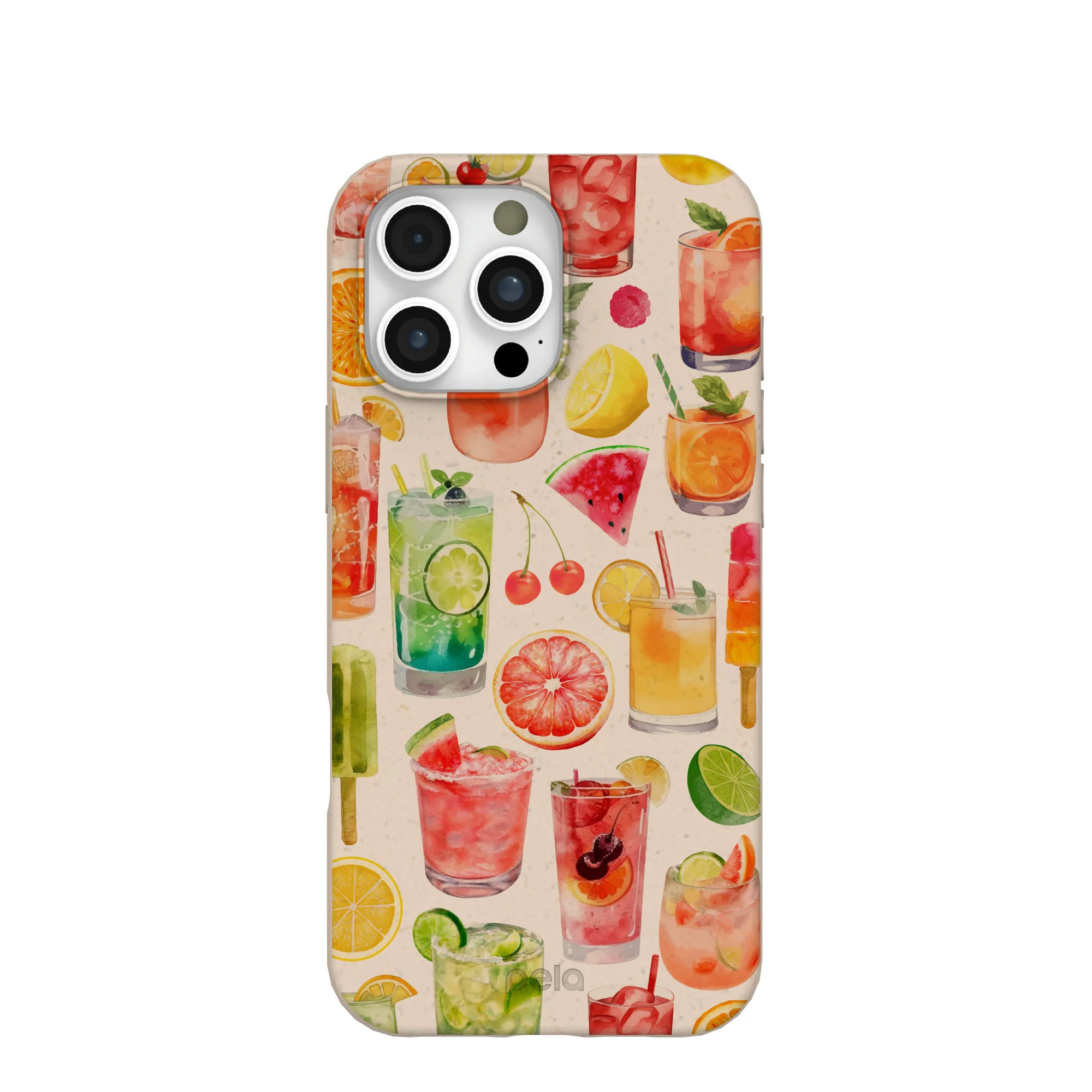 Seashell Sunset Sips iPhone 16 Pro Max Case