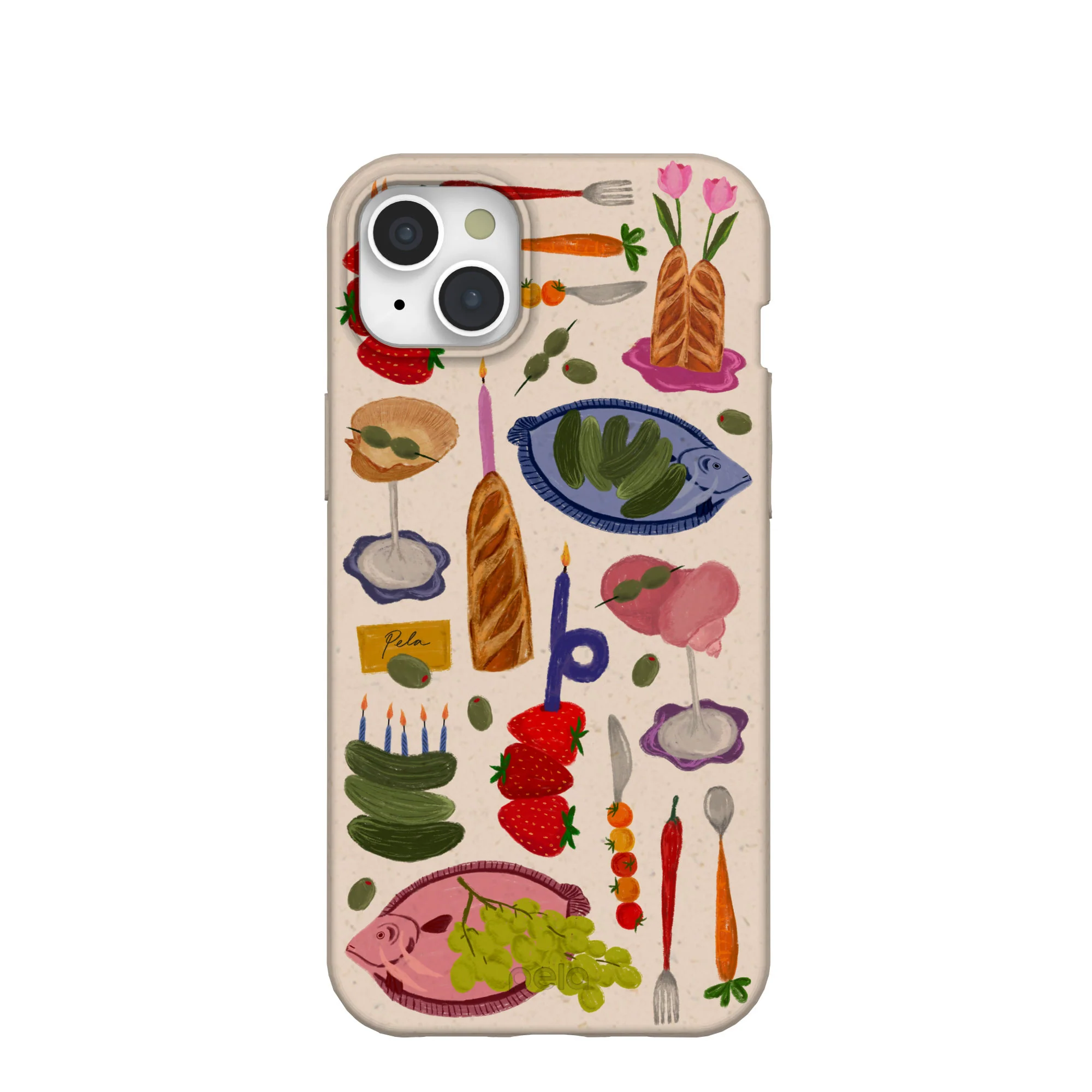 Seashell Surreal Soiree iPhone 15 Plus Case