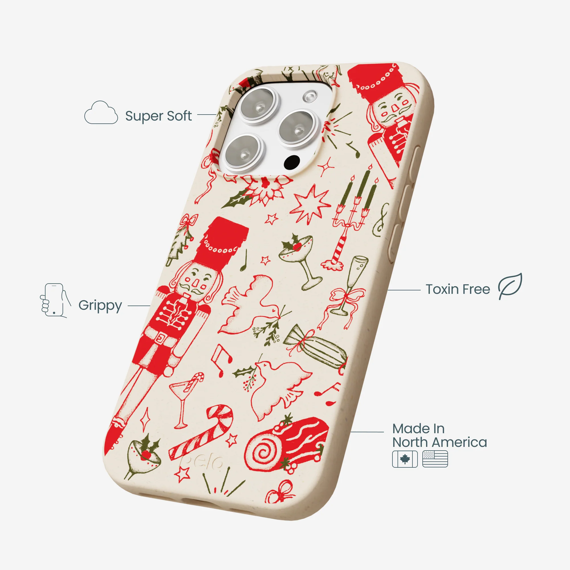 Seashell Sweet Nutcracker Mix iPhone 16 Pro Max Case - Image 4