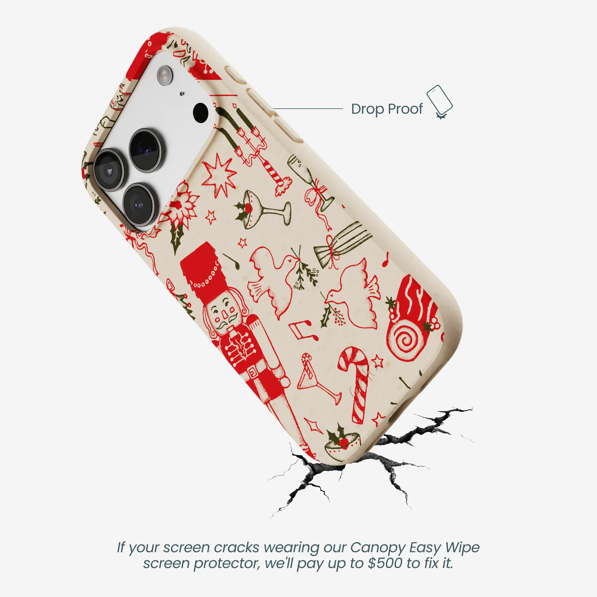 Seashell Sweet Nutcracker Mix iPhone 17 Pro Case - Image 5