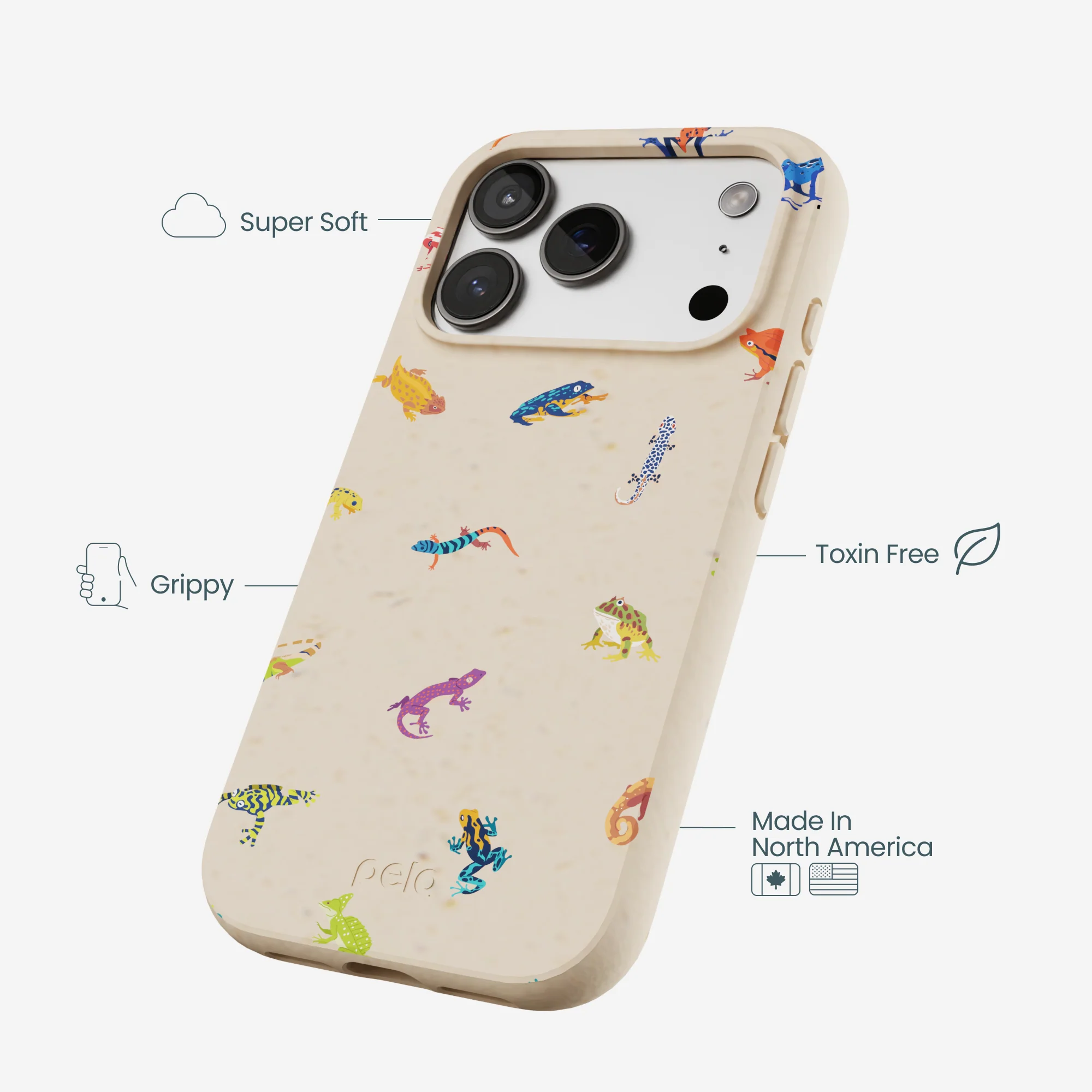 Seashell Tiny Amphibians iPhone 17 Pro Case - Image 4