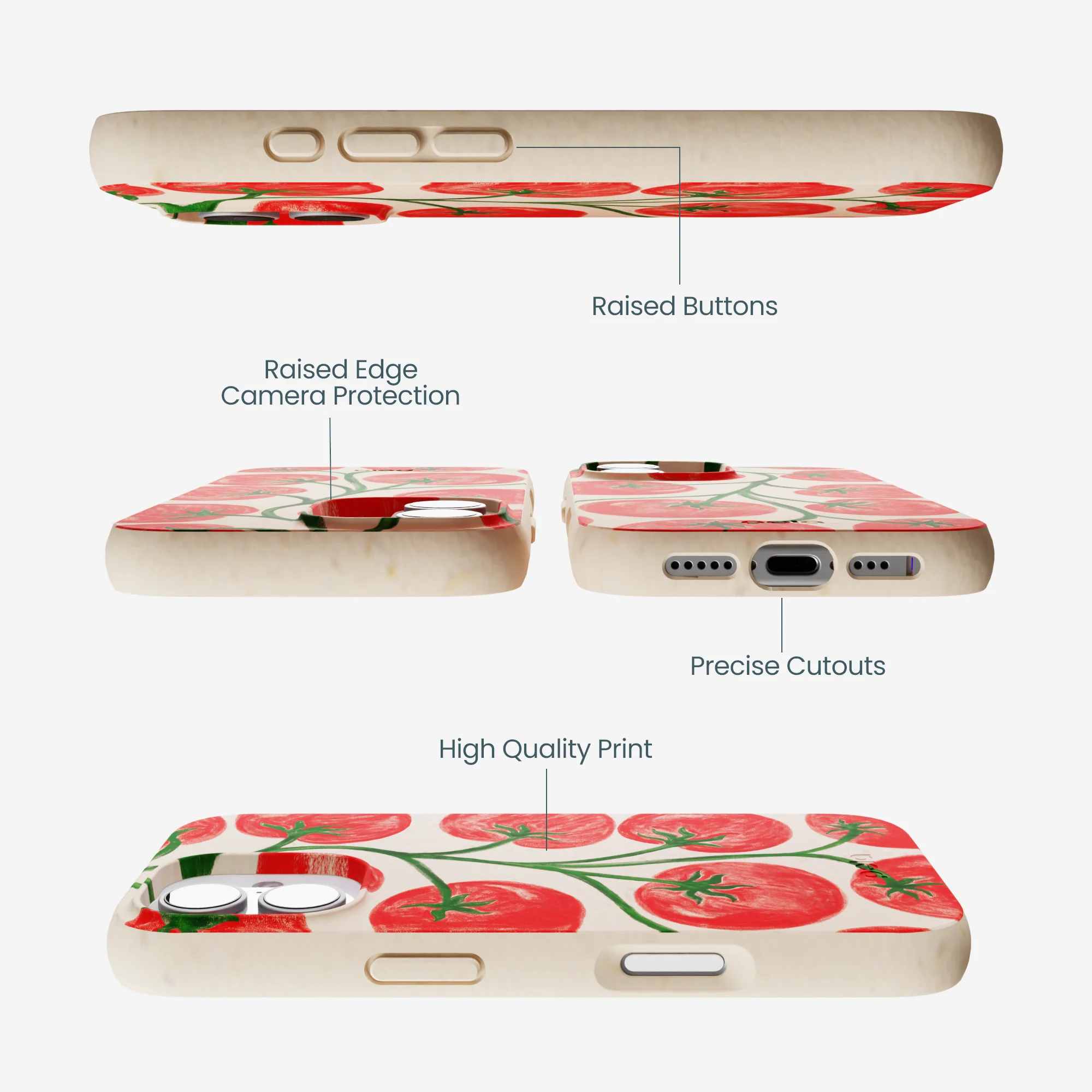 Seashell Tomato Tango iPhone 17 Case - Image 2