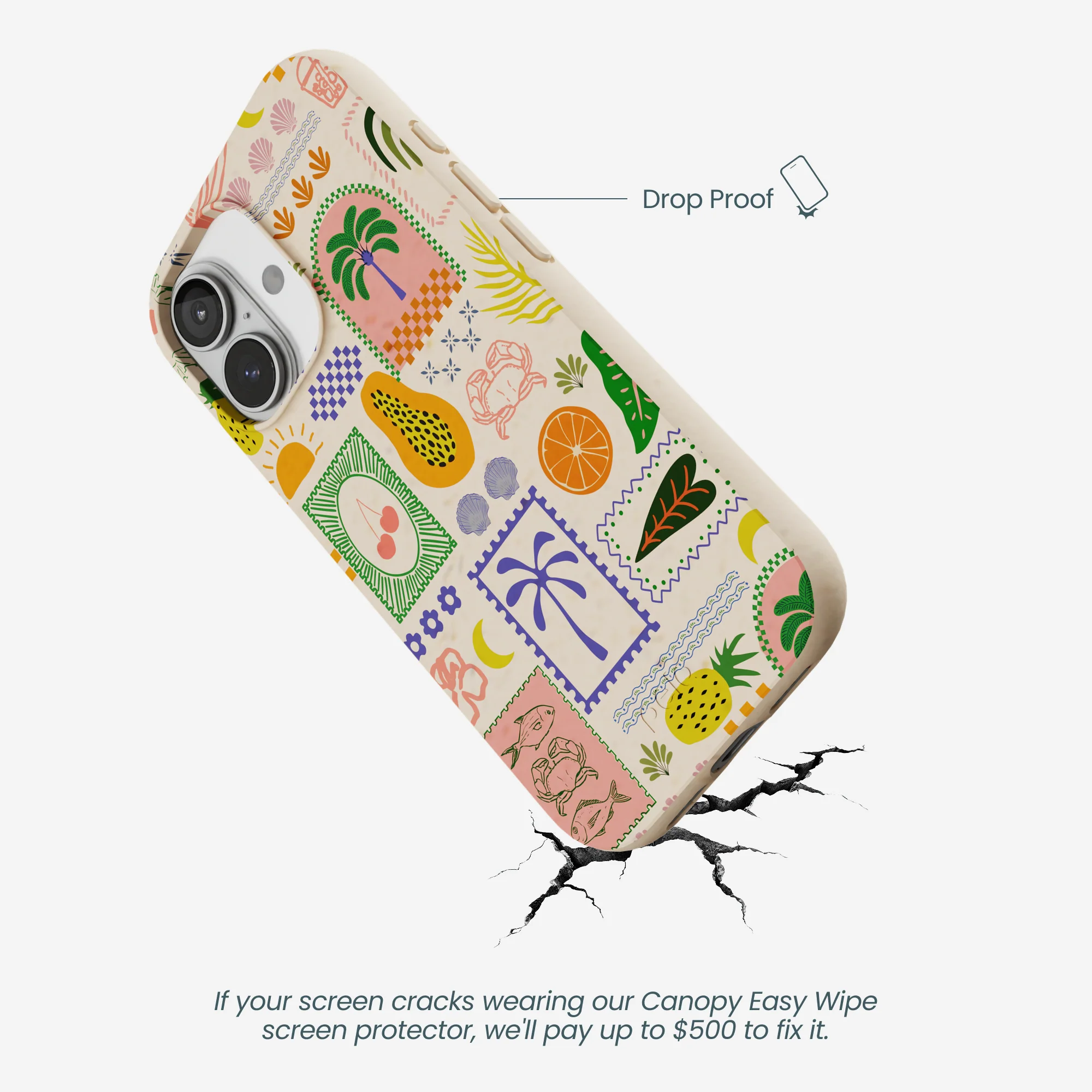 Seashell Tropic Muse iPhone 17 Case - Image 5