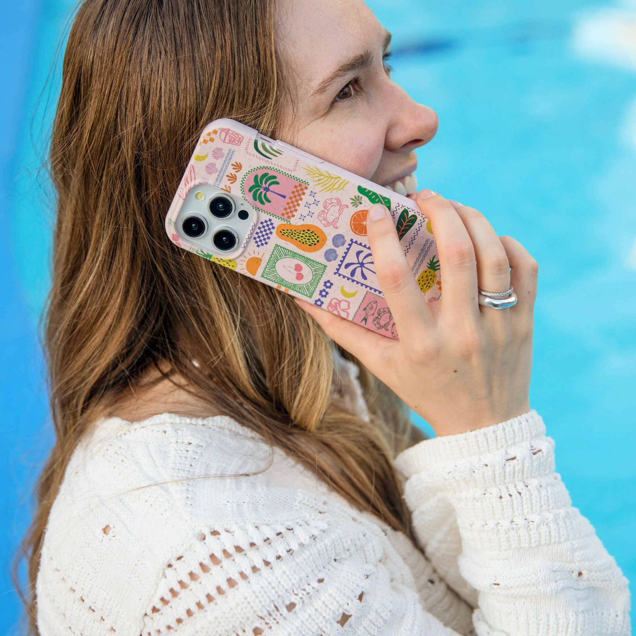 Seashell Tropic Muse Samsung Galaxy S24 Case - Image 5