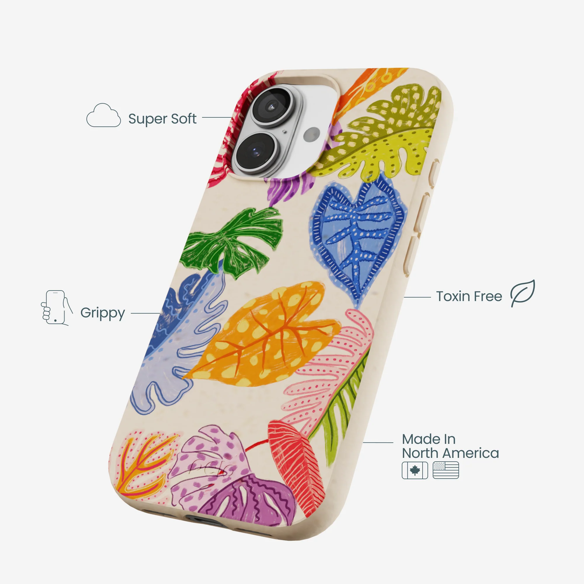 Seashell Tropical Cheer iPhone 17 Case - Image 3