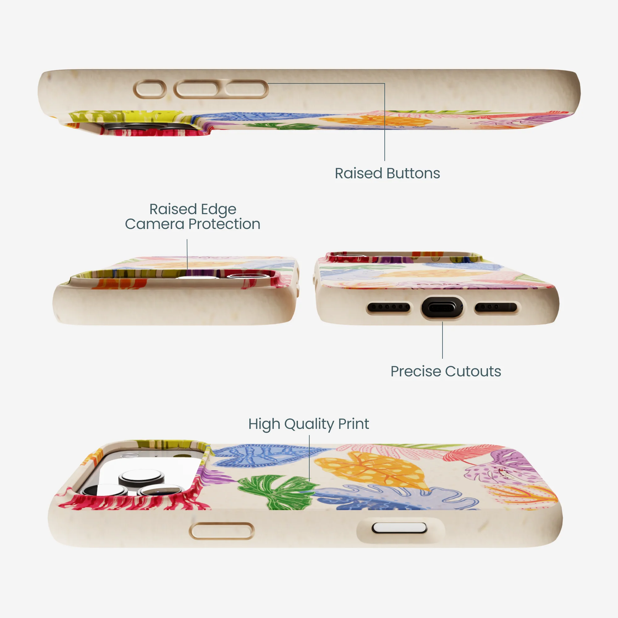 Seashell Tropical Cheer iPhone 17 Pro Max Case - Image 3