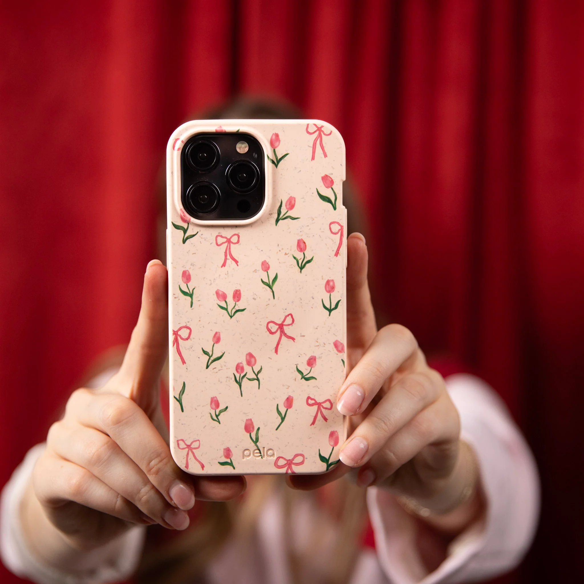 Seashell Tulip Bliss iPhone 15 Pro Max Case - Image 6