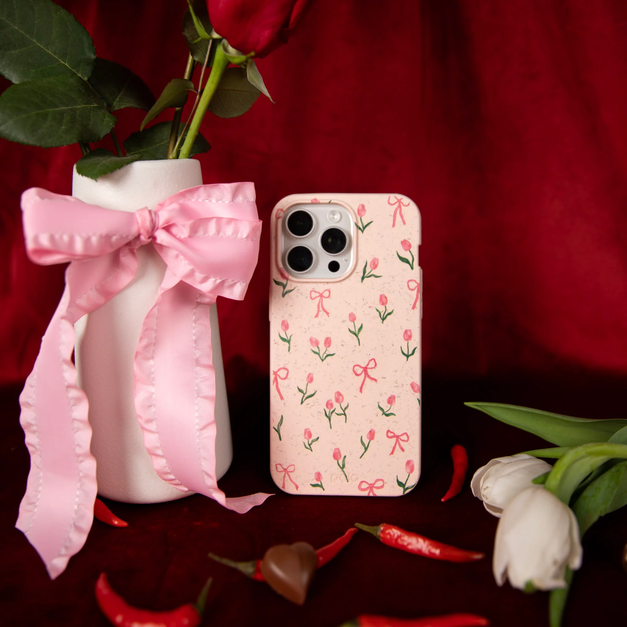 Seashell Tulip Bliss iPhone XR Case - Image 5