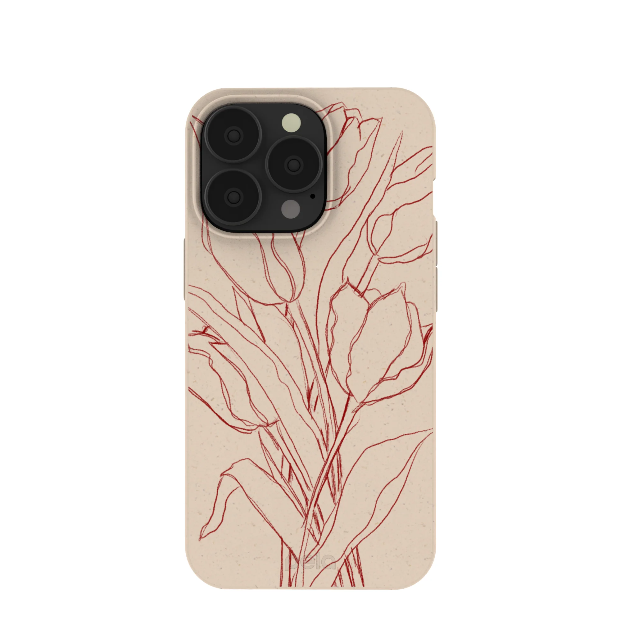 Seashell Tulip Bouquet iPhone 13 Pro Case