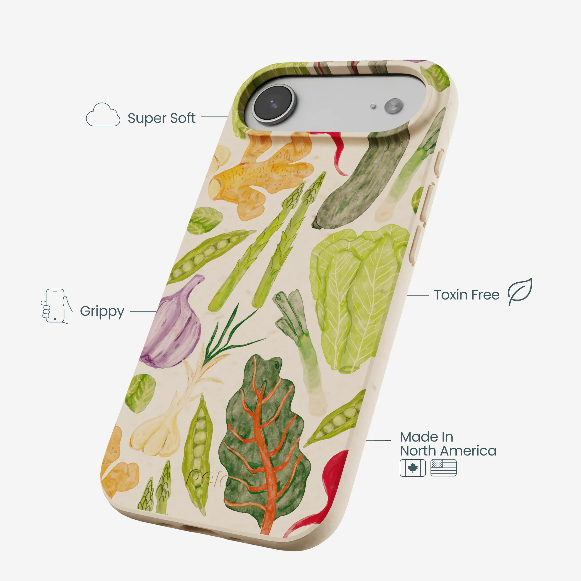 Seashell Veggie Patch iPhone Air Case - Image 4