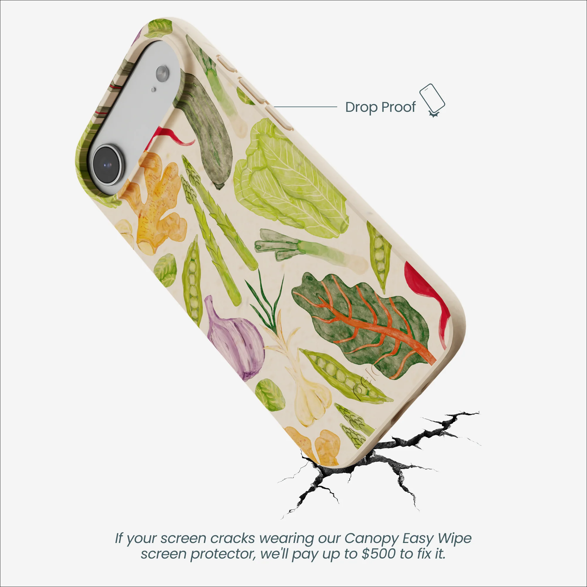 Seashell Veggie Patch iPhone Air Case - Image 5