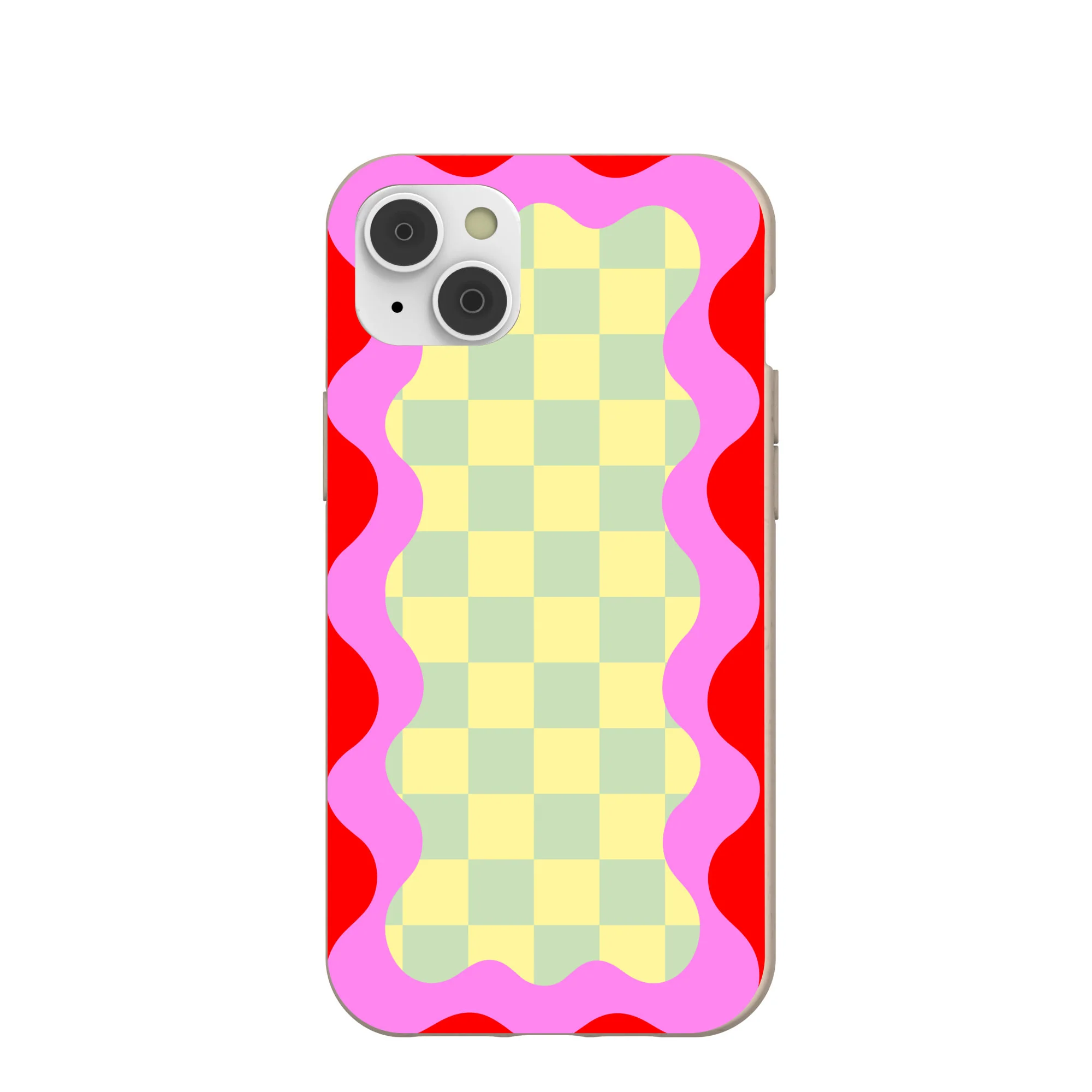 Seashell Warp Grid iPhone 14 Plus Case