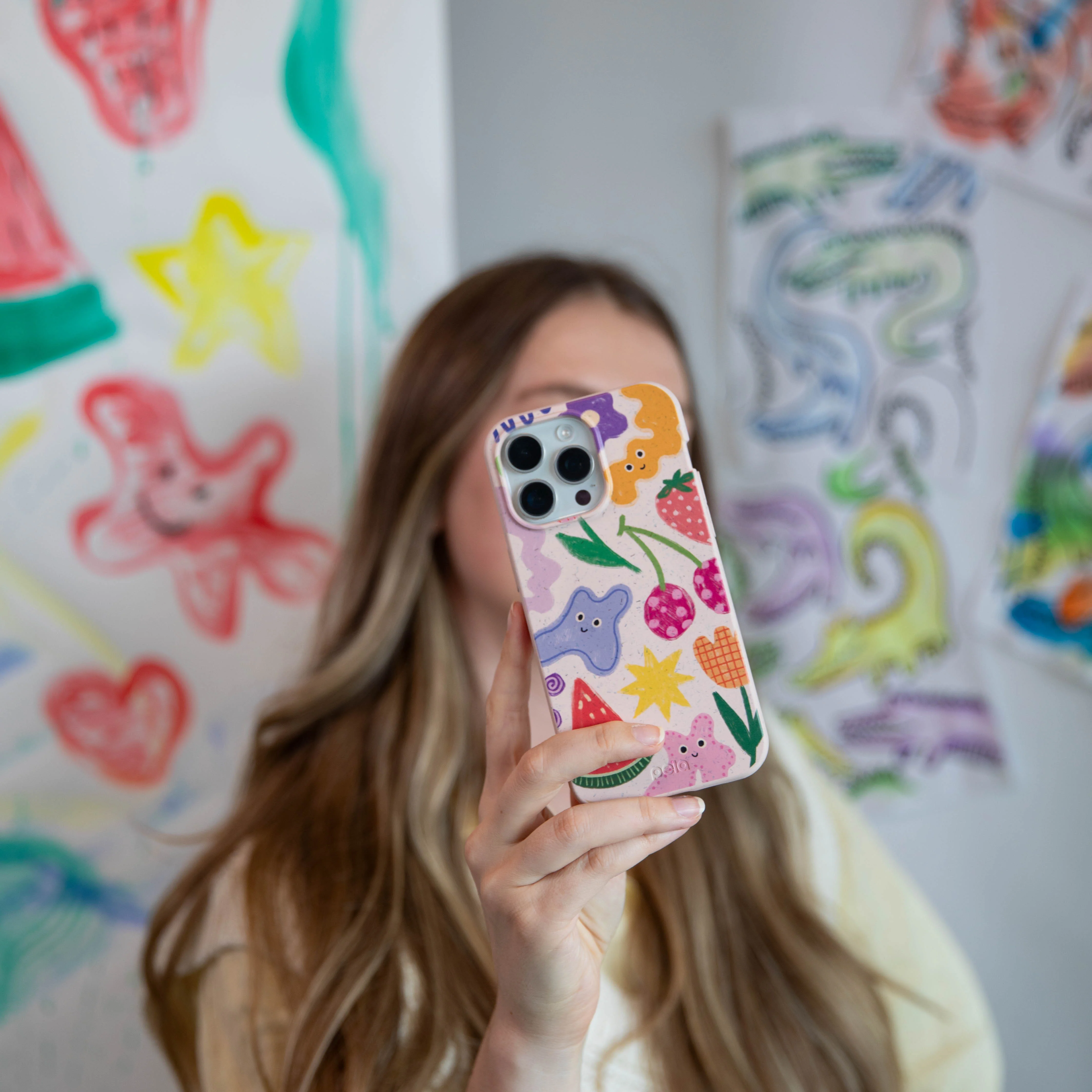 Seashell Whimsy Shapes iPhone 14 Case - Image 5