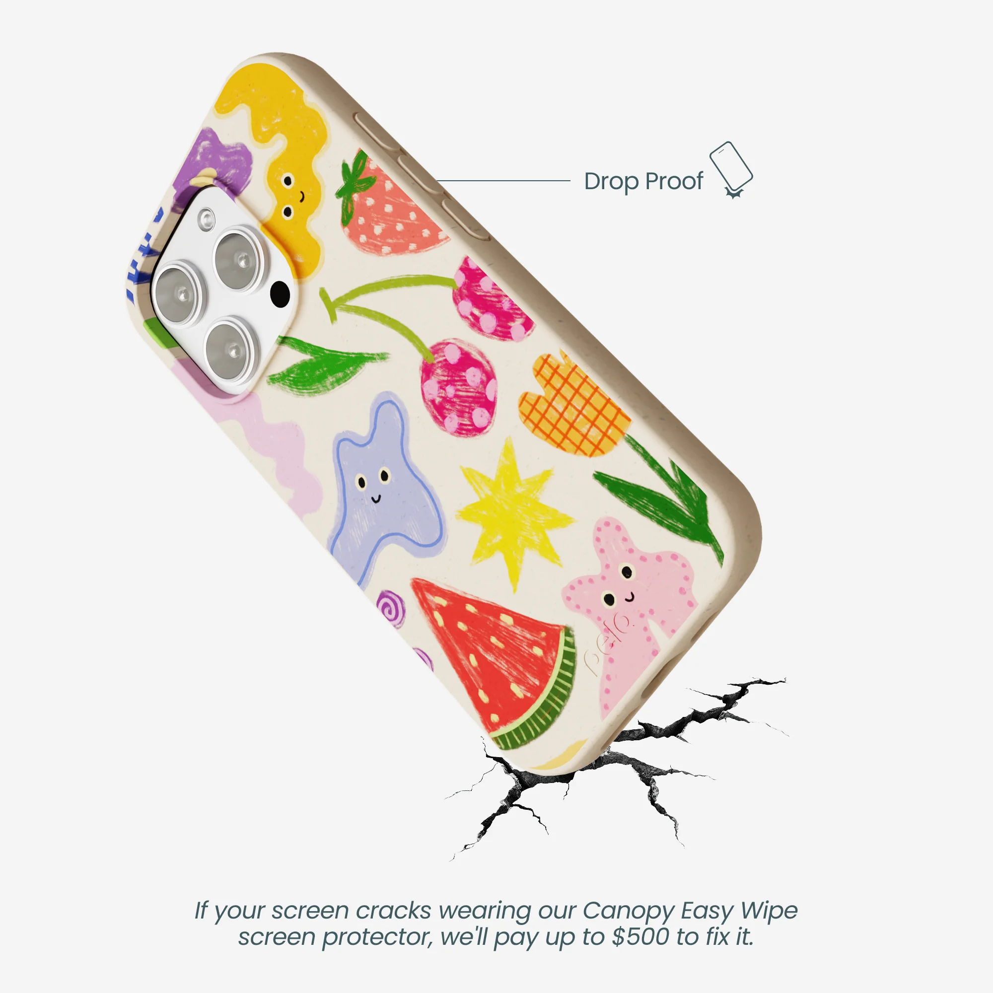 Seashell Whimsy Shapes iPhone 16 Pro Max Case - Image 5