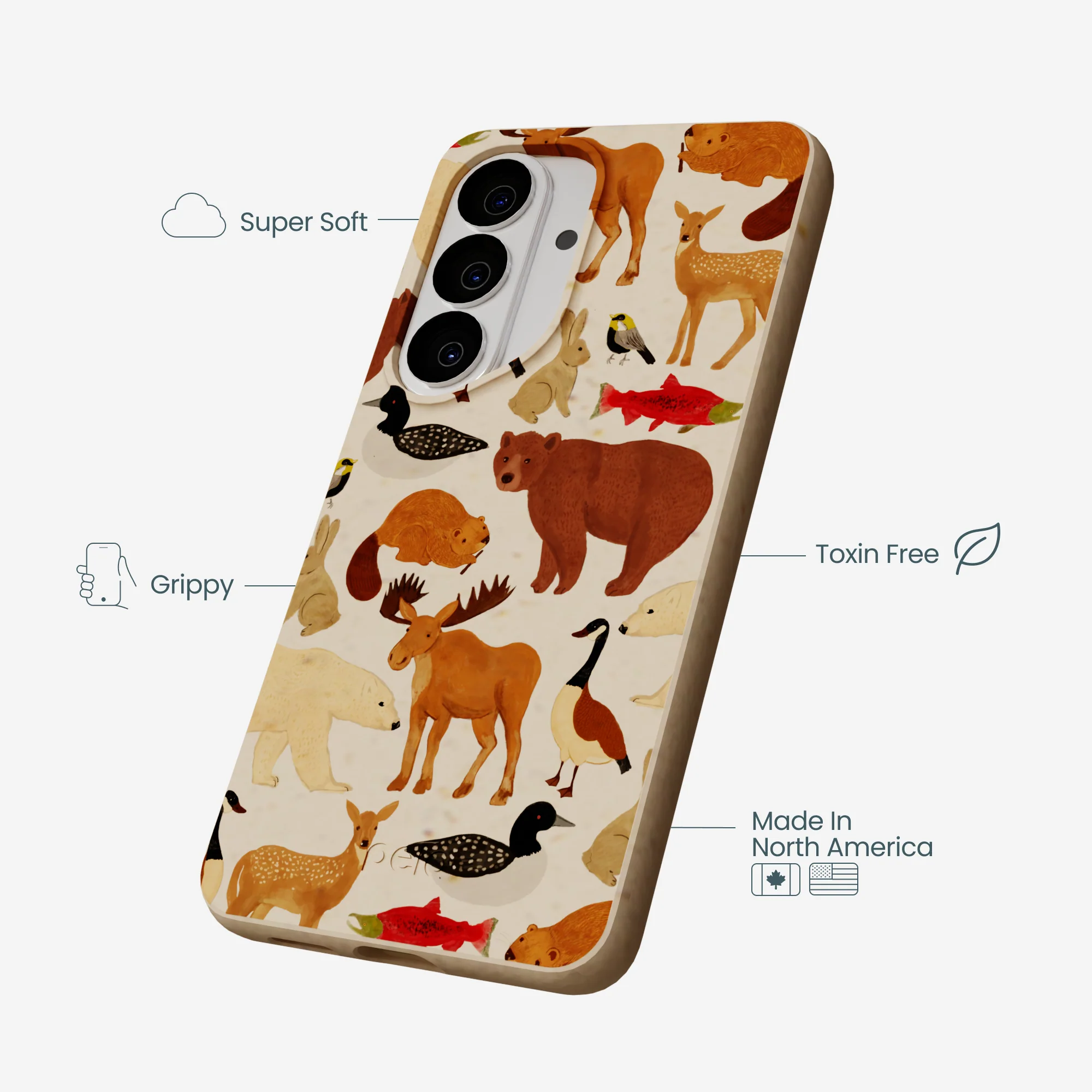 Seashell Wild Canada Samsung Galaxy S26 Case - Image 4